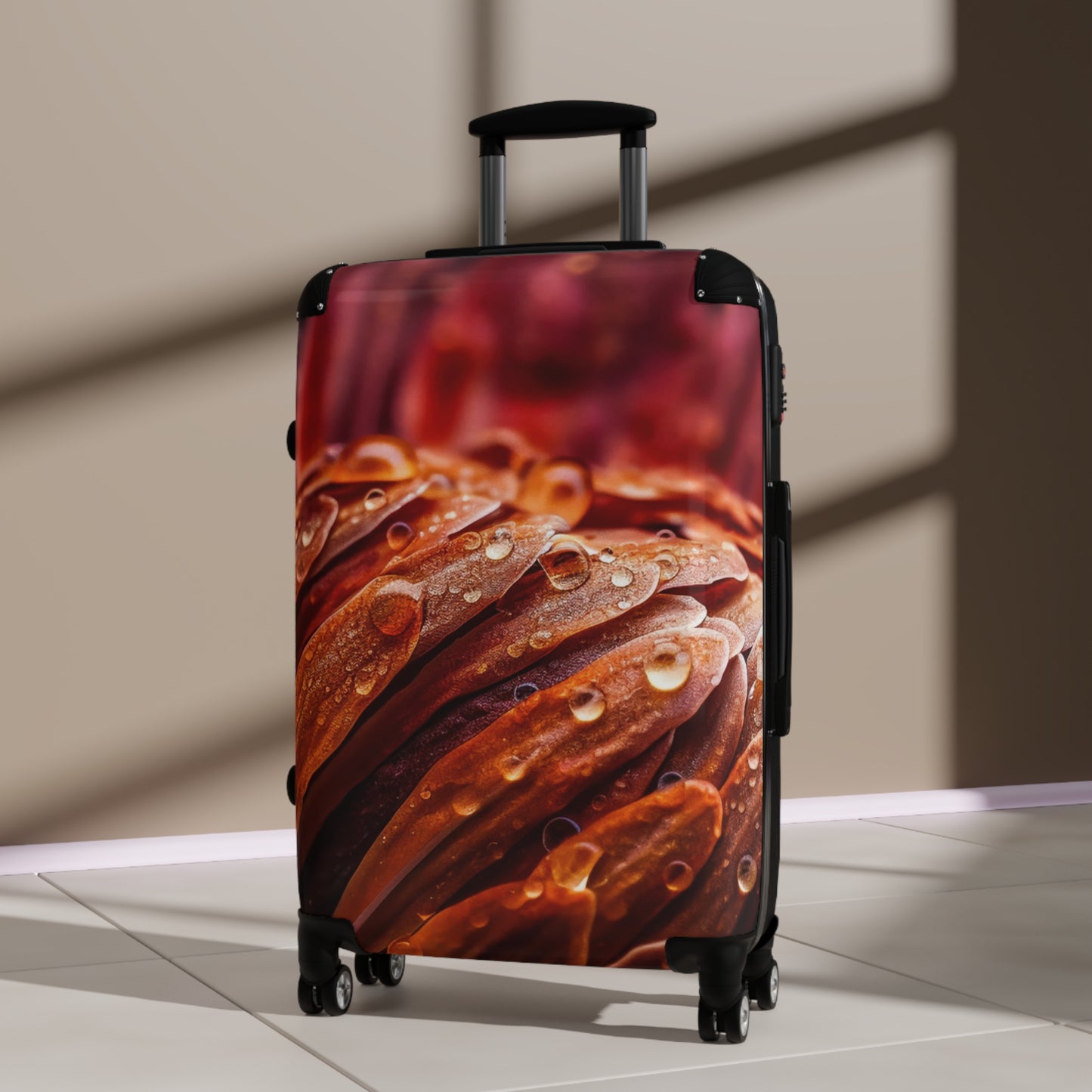 Nature Flowers Floral Protea Art Carry-On Suitcase - Stylish Luggage for Travelers
