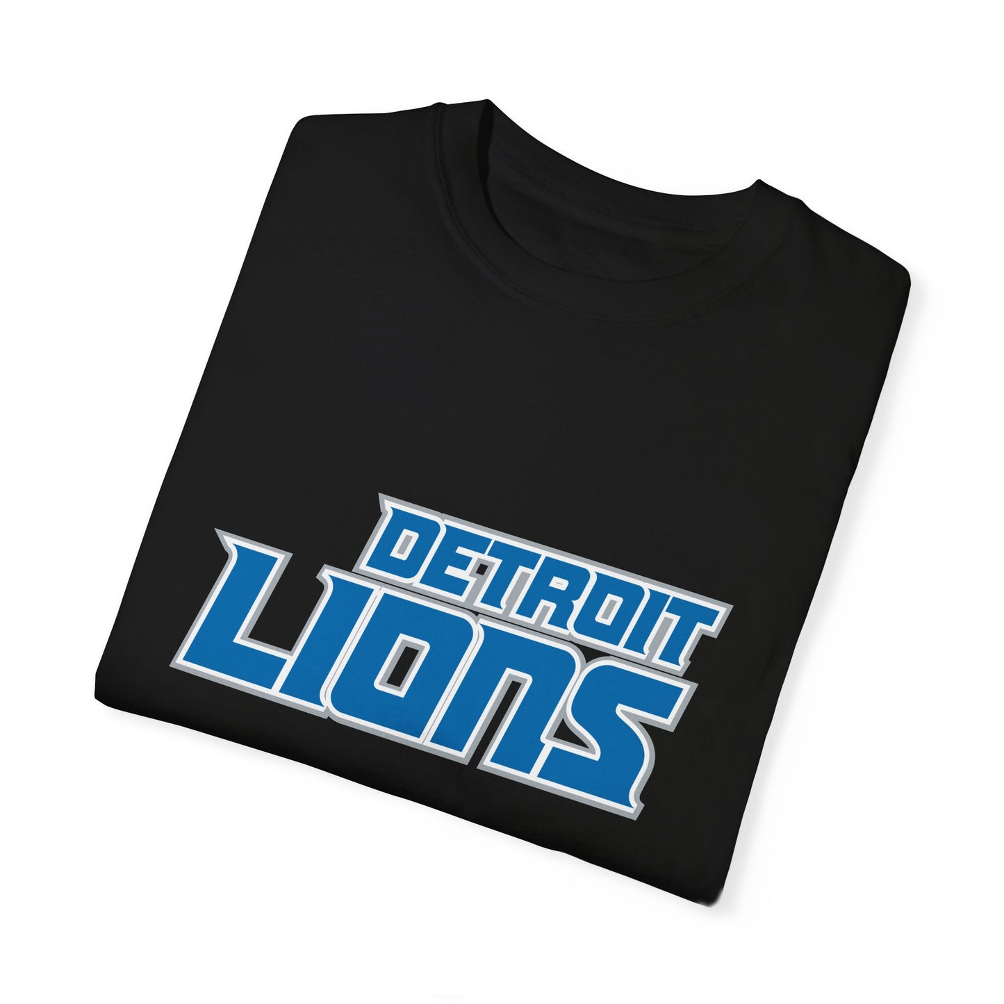 Detroit Lions Merchandise Garment-Dyed T-Shirt – Premium Cotton Tee for Customization