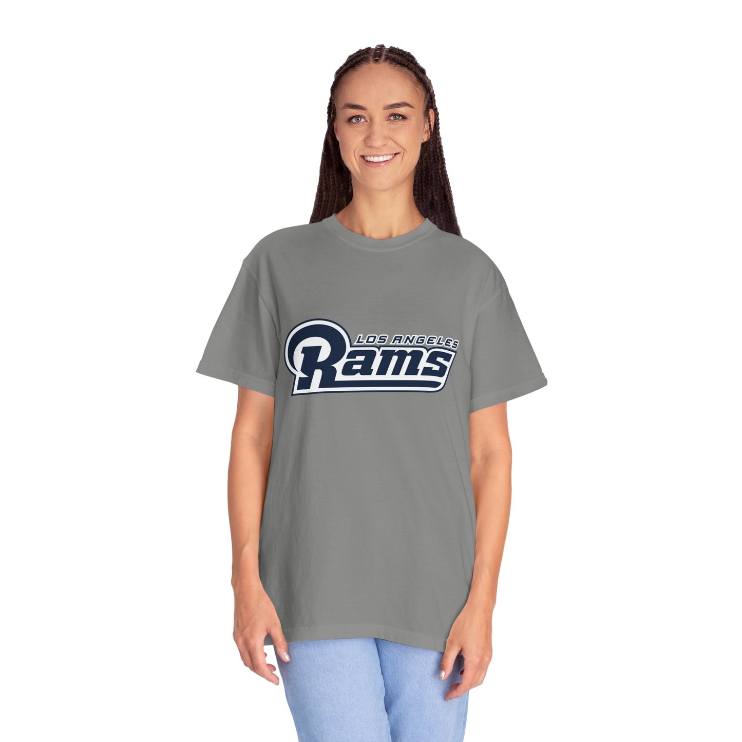 Los Angeles Rams Gear Garment-Dyed T-Shirt – Premium Cotton Tee for Customization