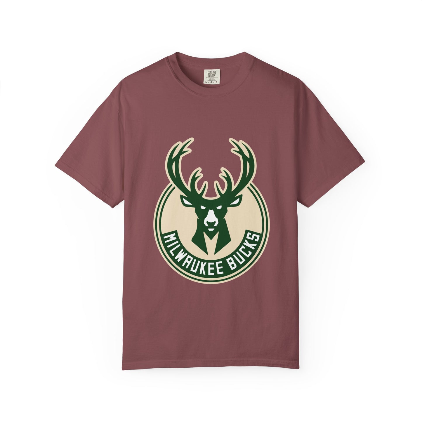 Milwaukee Bucks NBA Garment-Dyed T-Shirt – Premium Cotton Tee for Customization