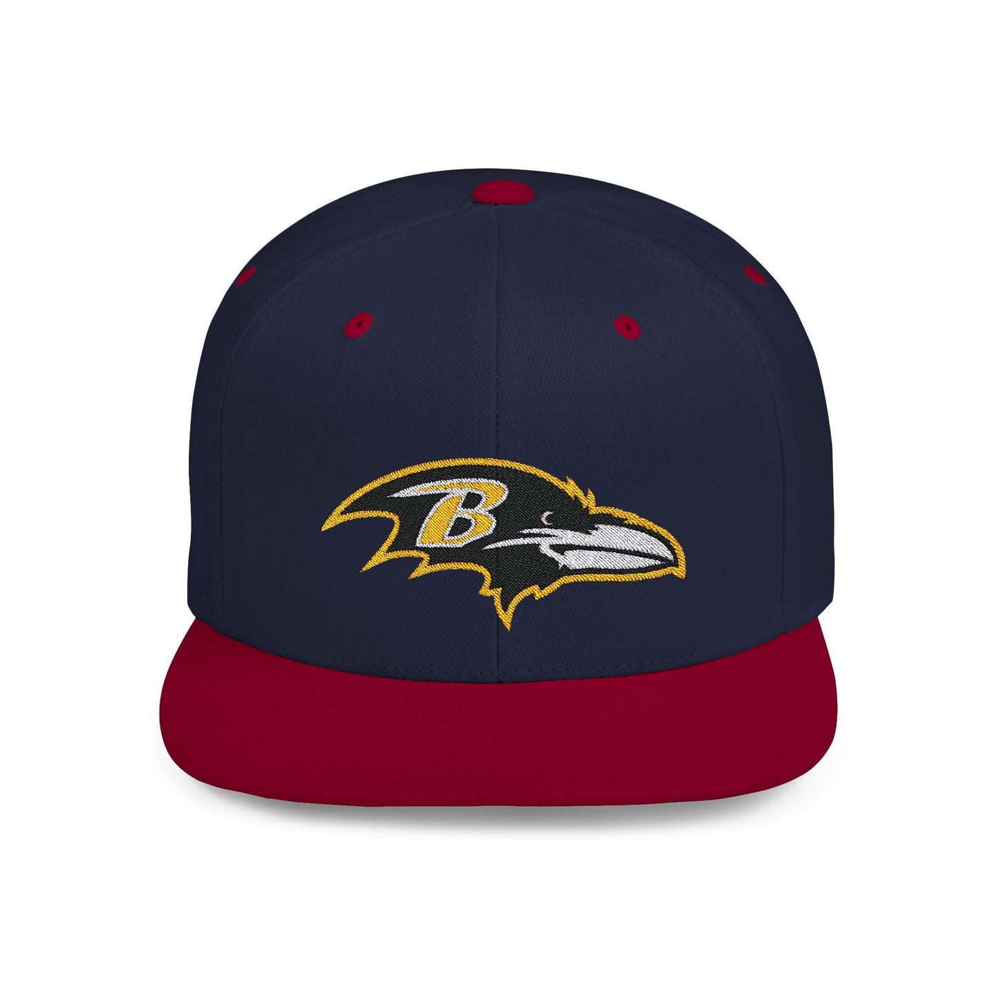 Baltimore Ravens Flat Bill Snapback – Lightweight, Custom Fit, Premium Quality