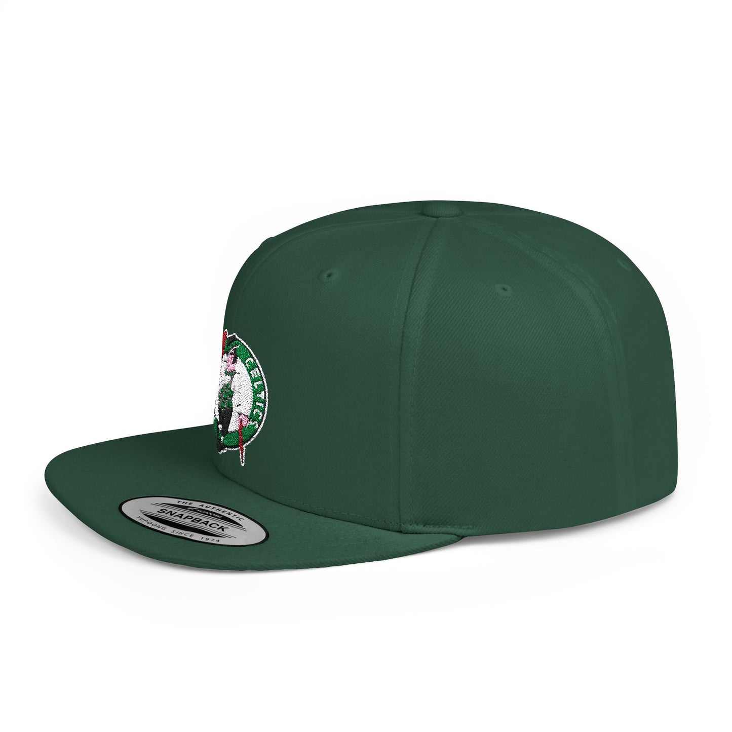 Boston Celtics Flat Bill Snapback – Lightweight, Custom Fit, Premium Quality