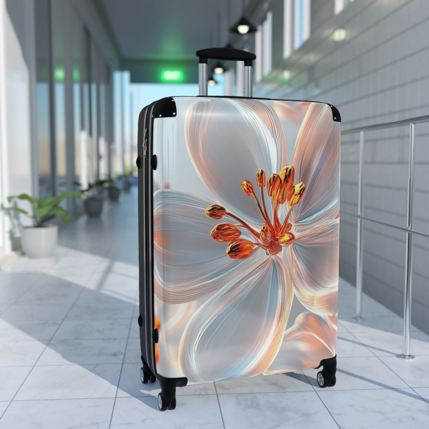 Nature Flowers Floral Petals Spring Carry-On Suitcase - Stylish Luggage for Travelers