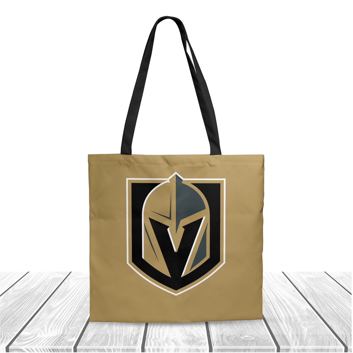 NHL Vegas Golden Knights Polyester Canvas Tote Bag – Durable and Stylish