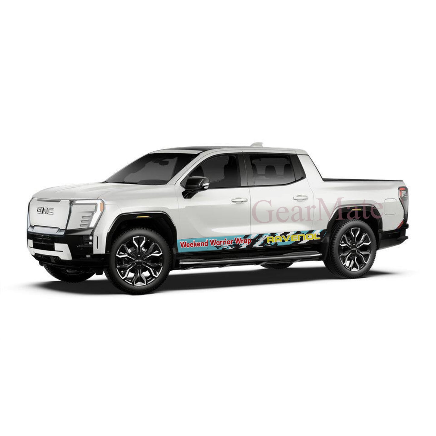 Weekend Warrior Wrap Ravenol Rocker Panel Graphic Decal Kit (Left & Right Sides) - High Quality Vinyl for Trucks & SUVs