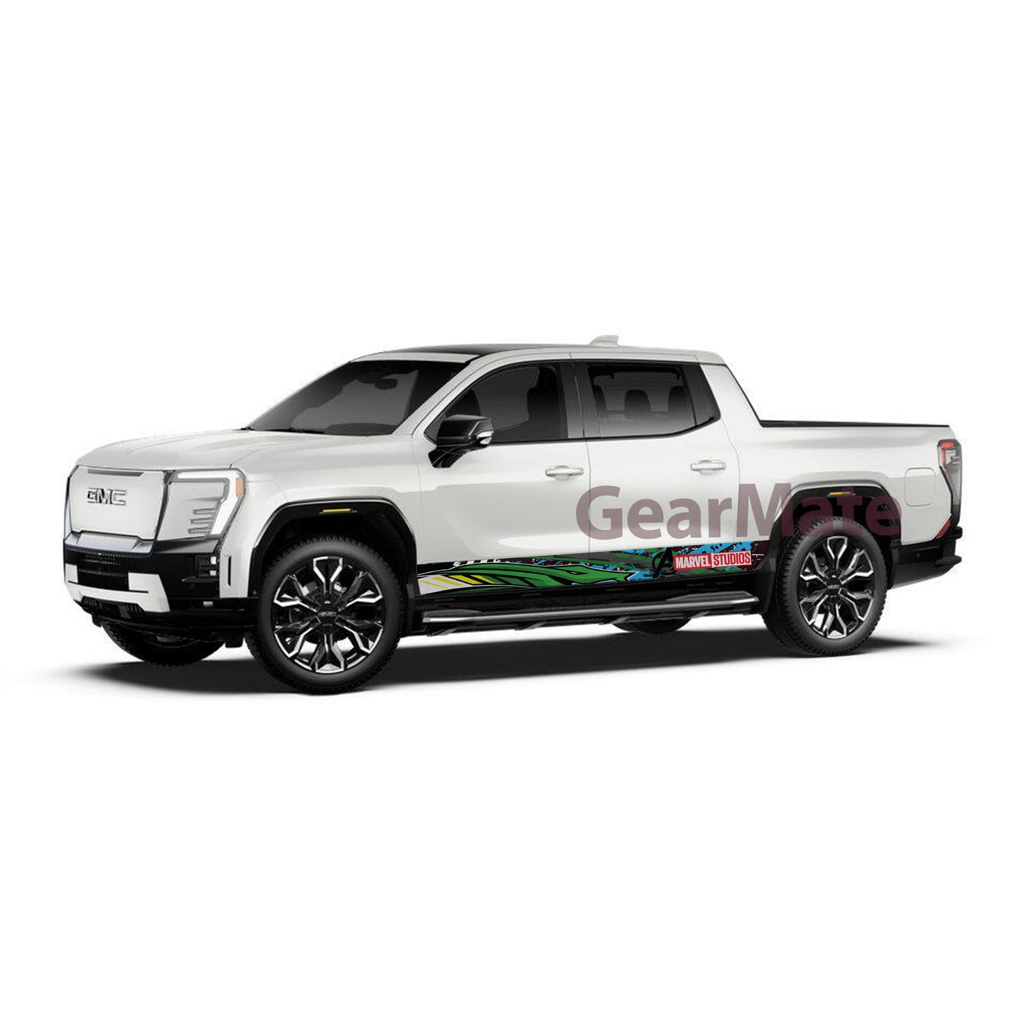 Racing Snake Marvel Avengers Rocker Panel Graphic Decal Kit (Left & Right Sides) - High Quality Vinyl for Trucks & SUVs