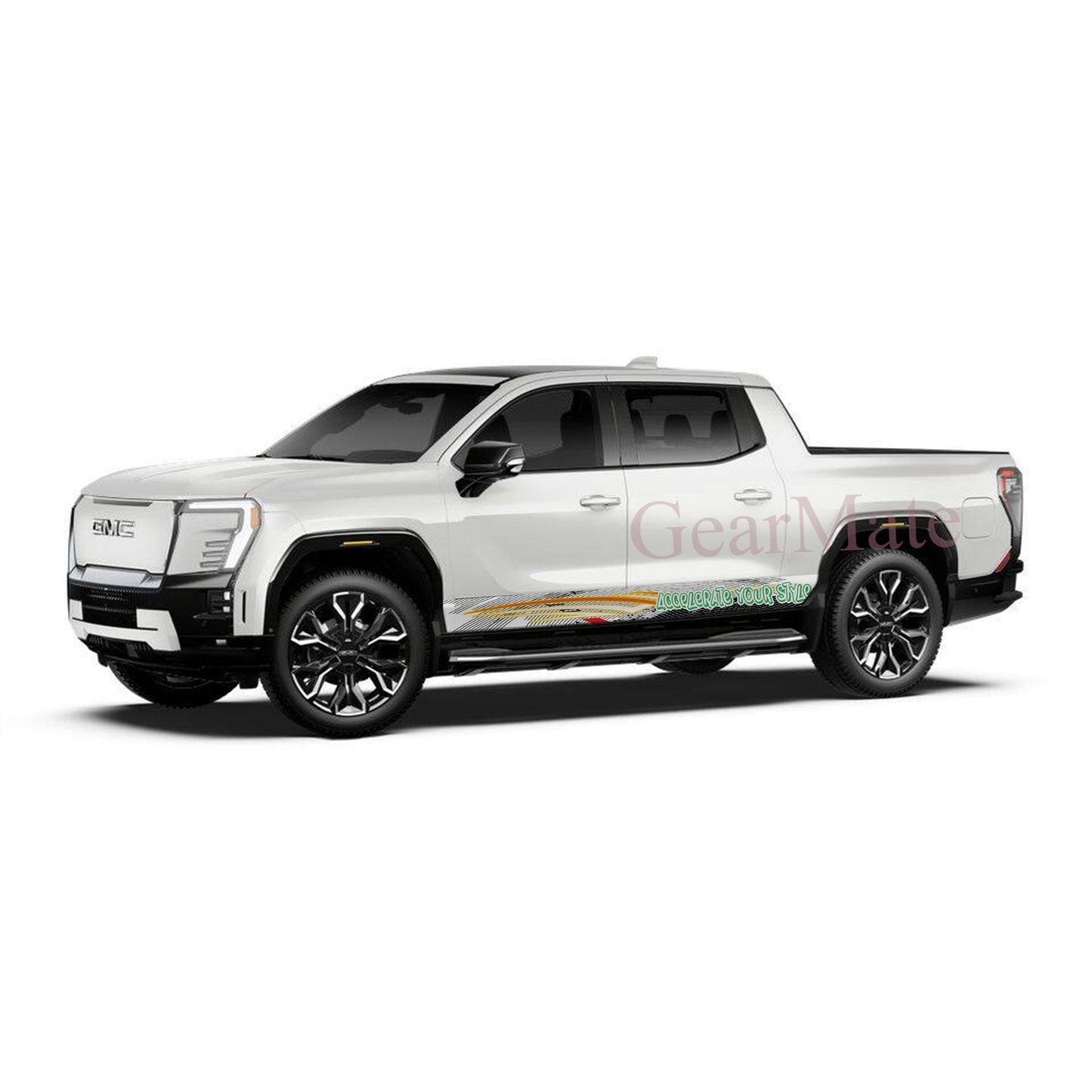Accelerate Your Style Rocker Panel Graphic Decal Kit (Left & Right Sides) - High Quality Vinyl for Trucks & SUVs