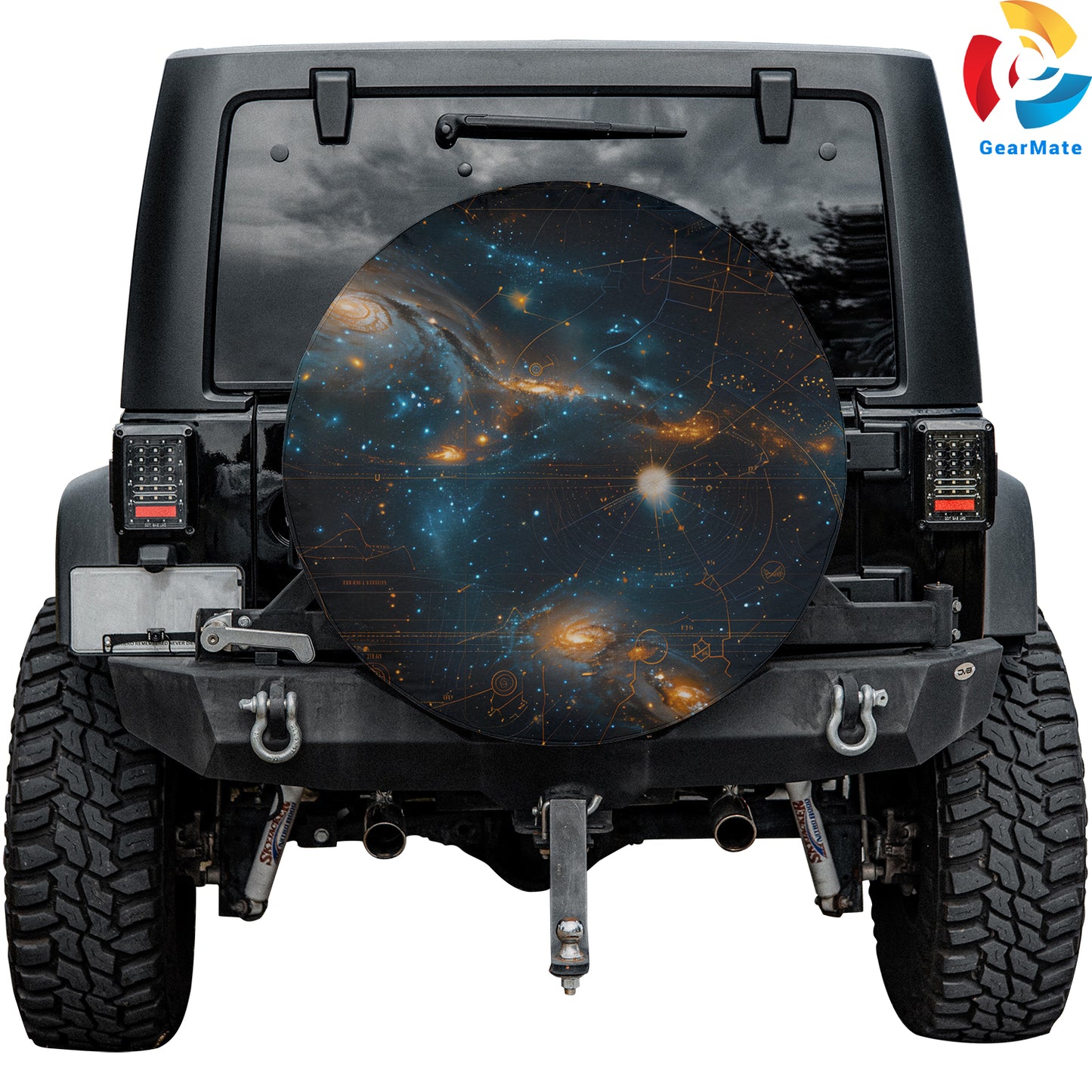 Space Milky Way Spare Tire Cover – Premium Waterproof UV Resistant Protector