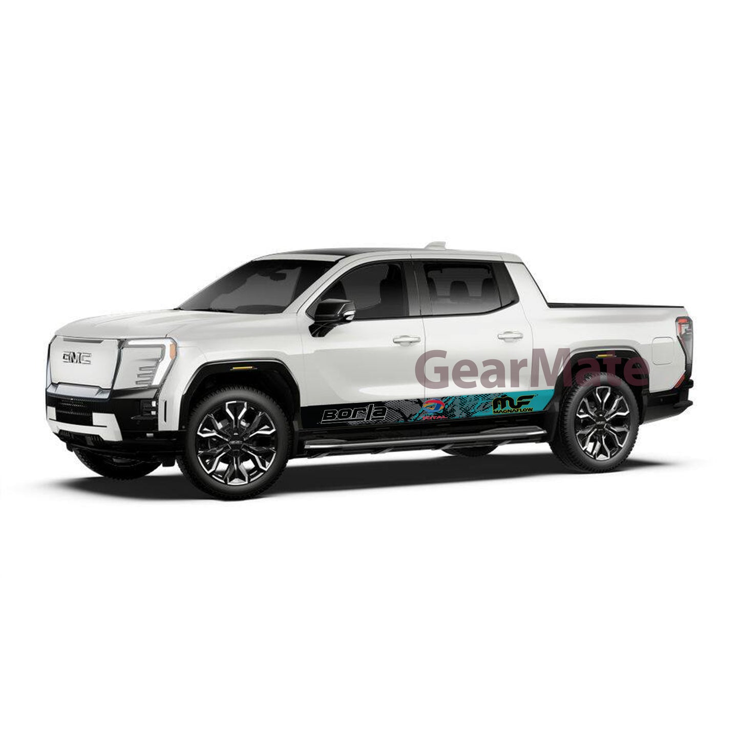 Racing Green Total Rocker Panel Graphic Decal Kit (Left & Right Sides) - High Quality Vinyl for Trucks & SUVs
