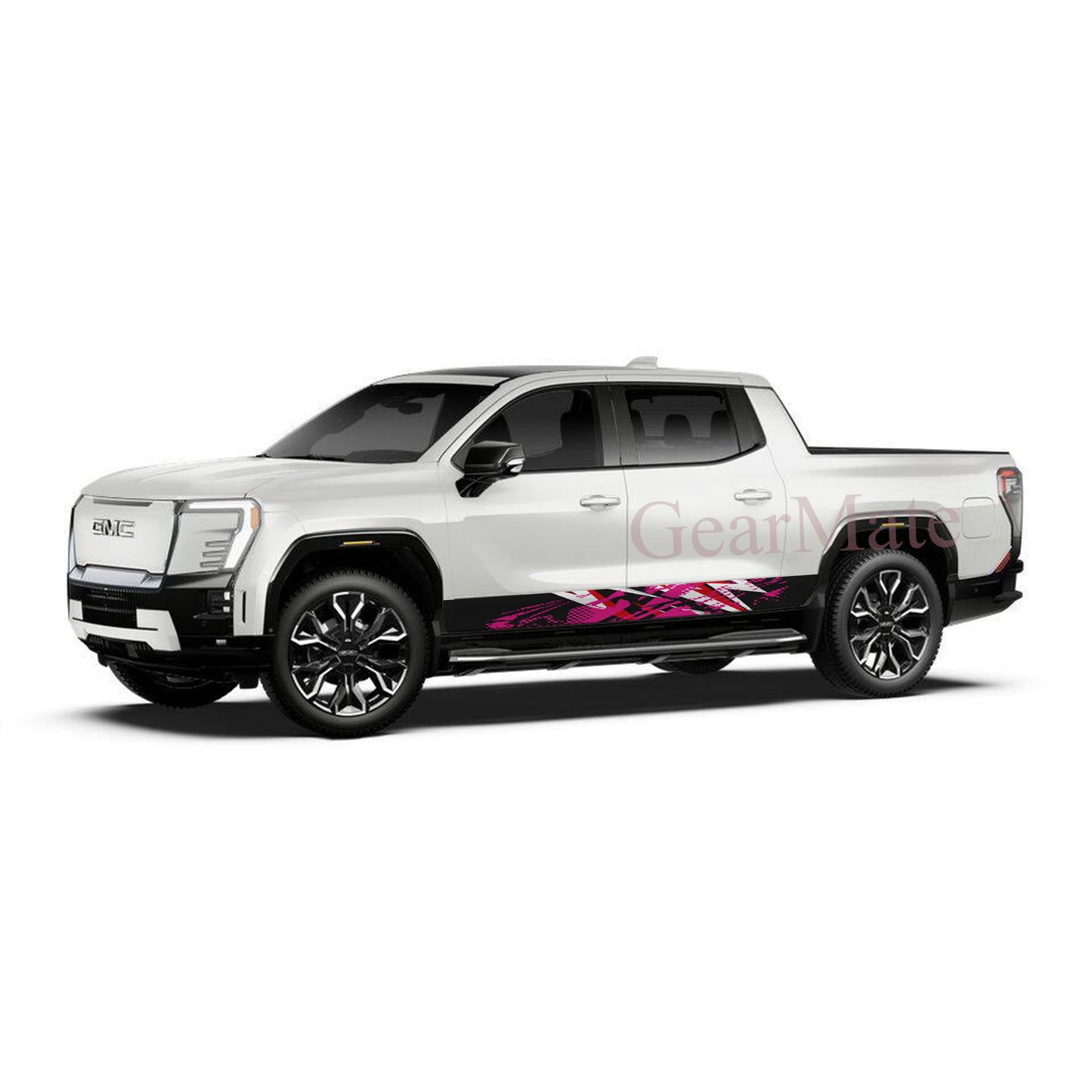 Racing Stripe Paint PB Rocker Panel Graphic Decal Kit (Left & Right Sides) - High Quality Vinyl for Trucks & SUVs