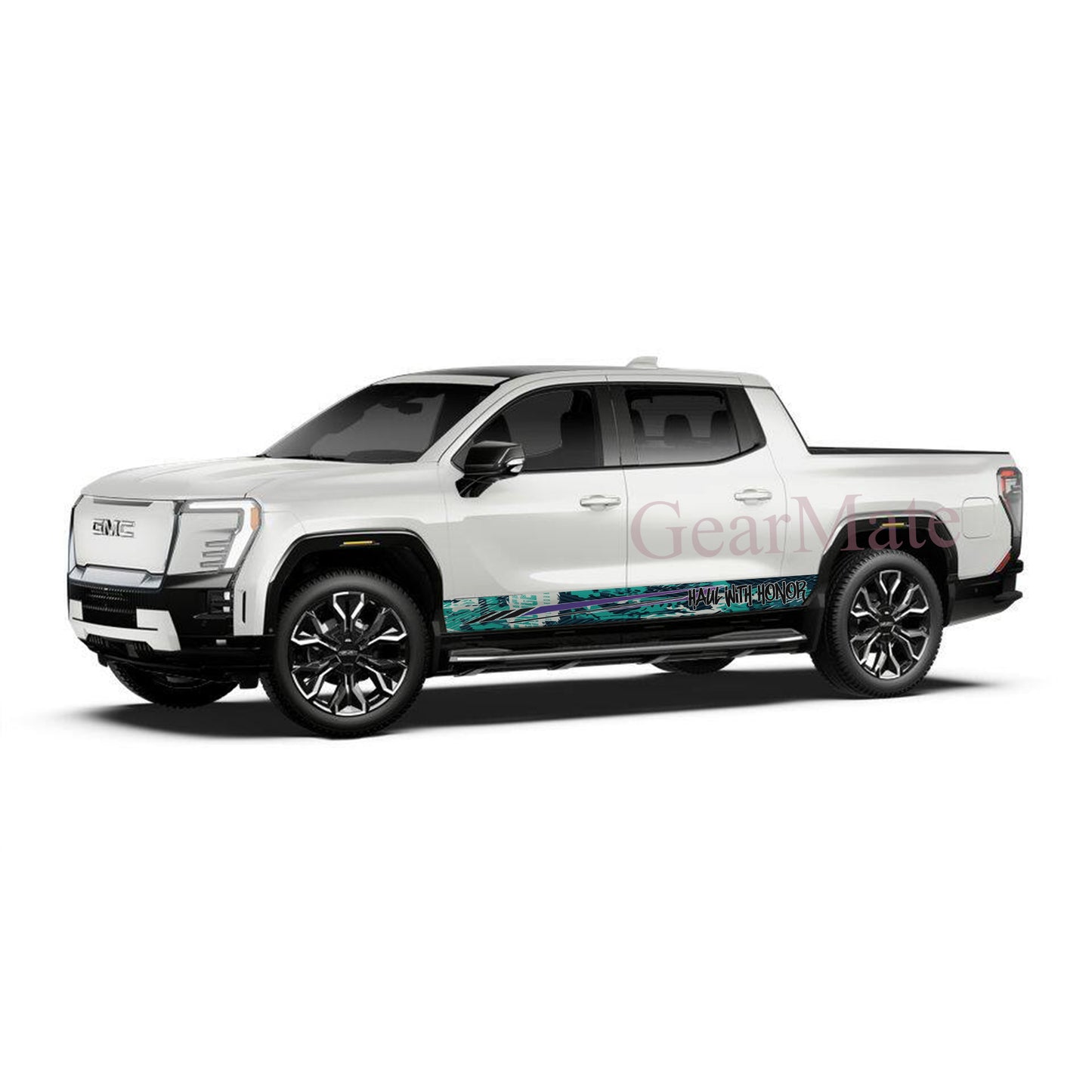 Haul With Honor Rocker Panel Graphic Decal Kit (Left & Right Sides) - High Quality Vinyl for Trucks & SUVs