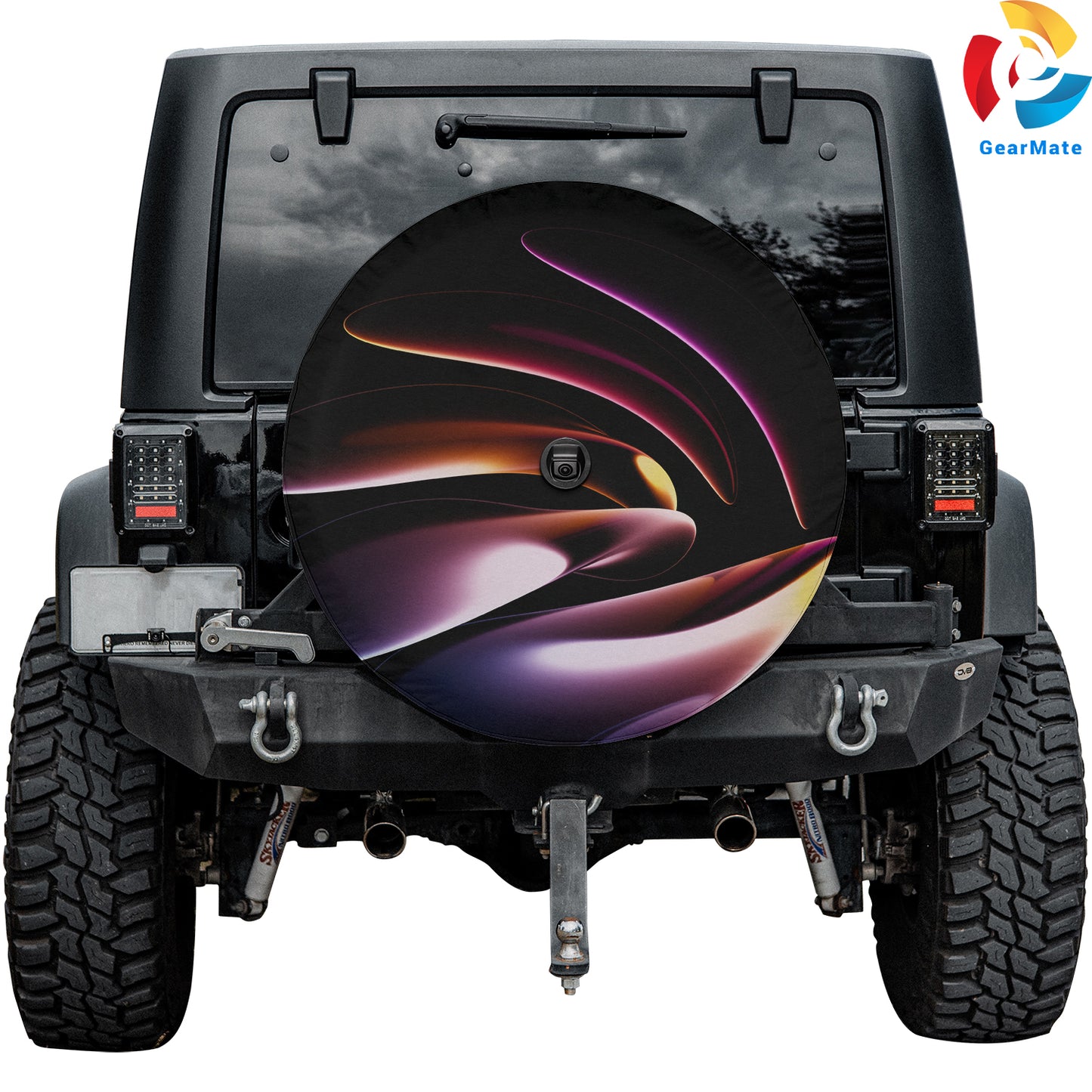 Dark Aesthetic Spare Tire Cover – Premium Waterproof UV Resistant Protector