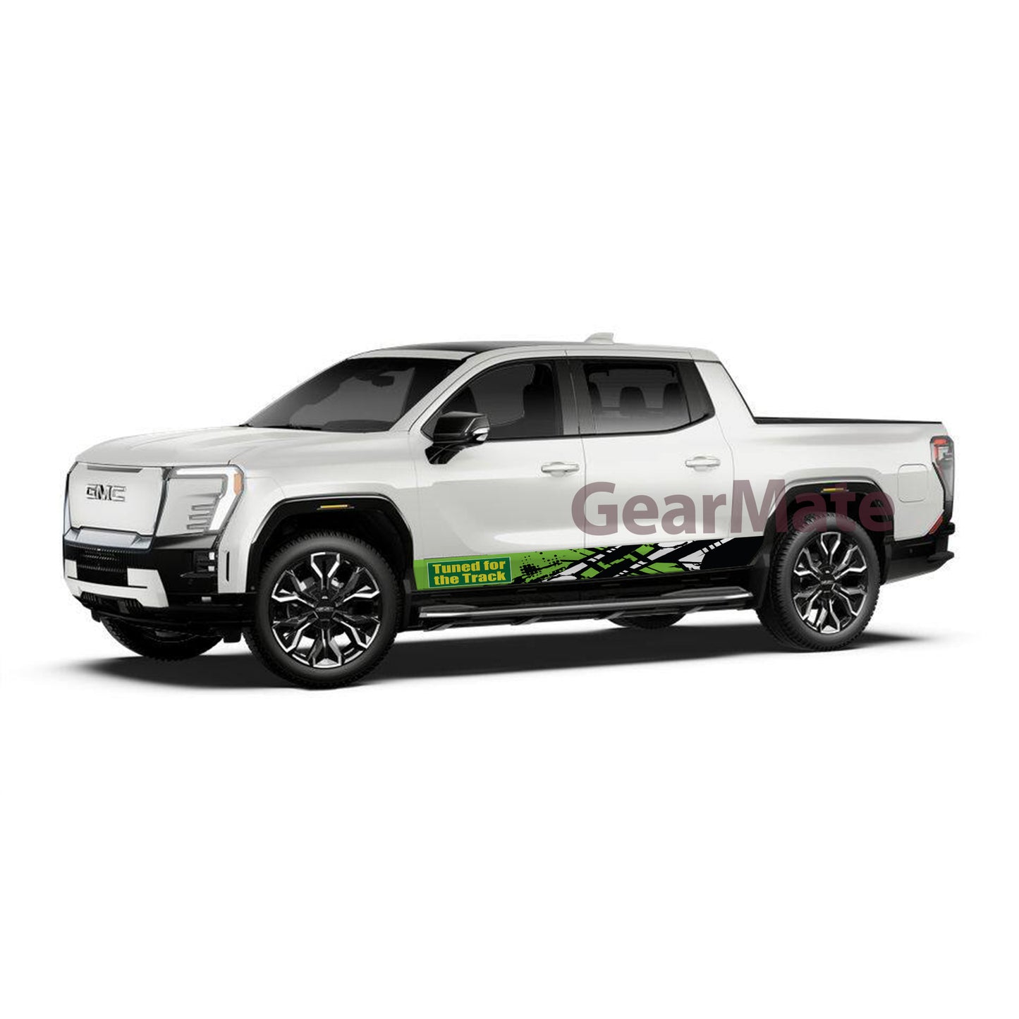 Tuned for the Track Rocker Panel Graphic Decal Kit (Left & Right Sides) - High Quality Vinyl for Trucks & SUVs