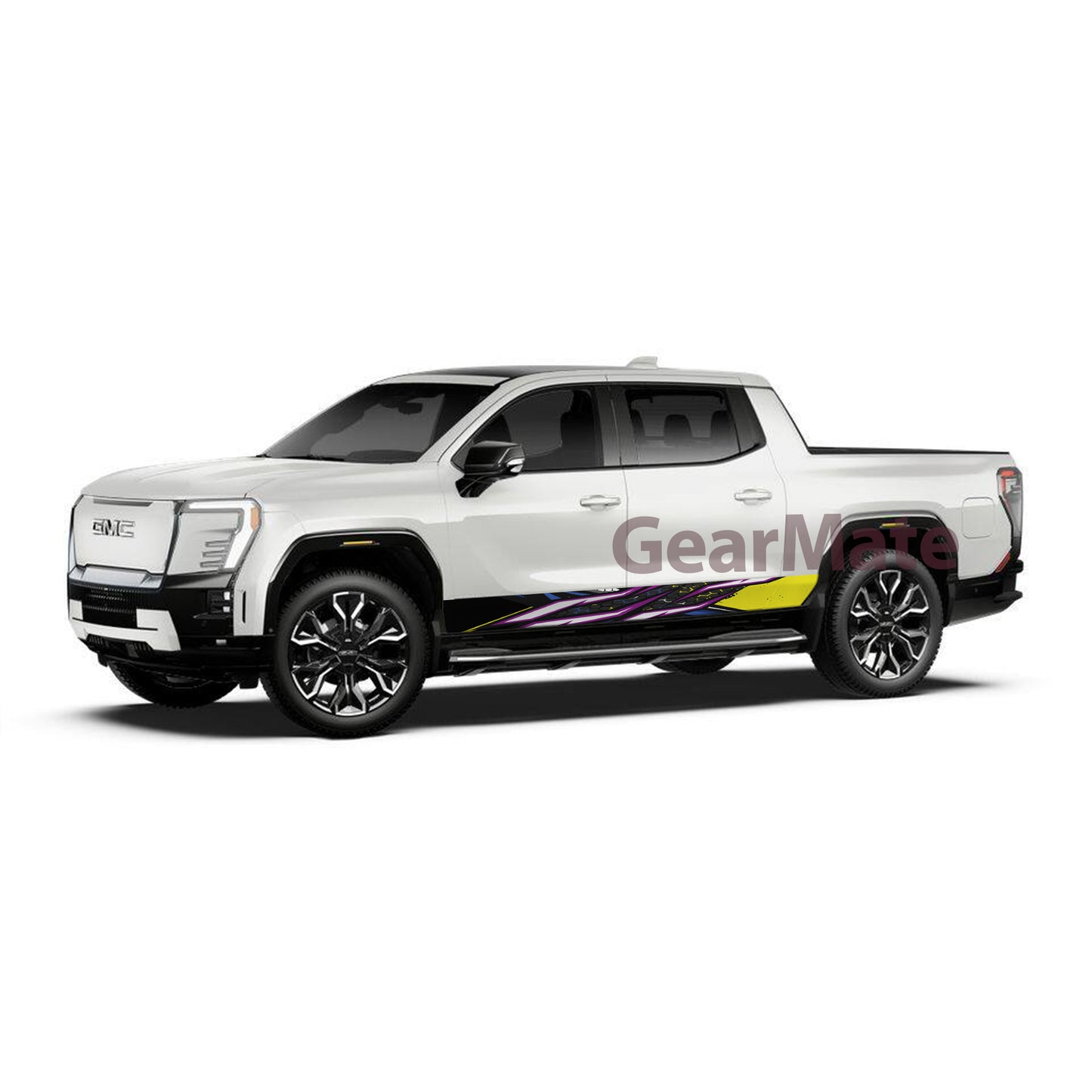 Sport Racing Blue PY Rocker Panel Graphic Decal Kit (Left & Right Sides) - High Quality Vinyl for Trucks & SUVs