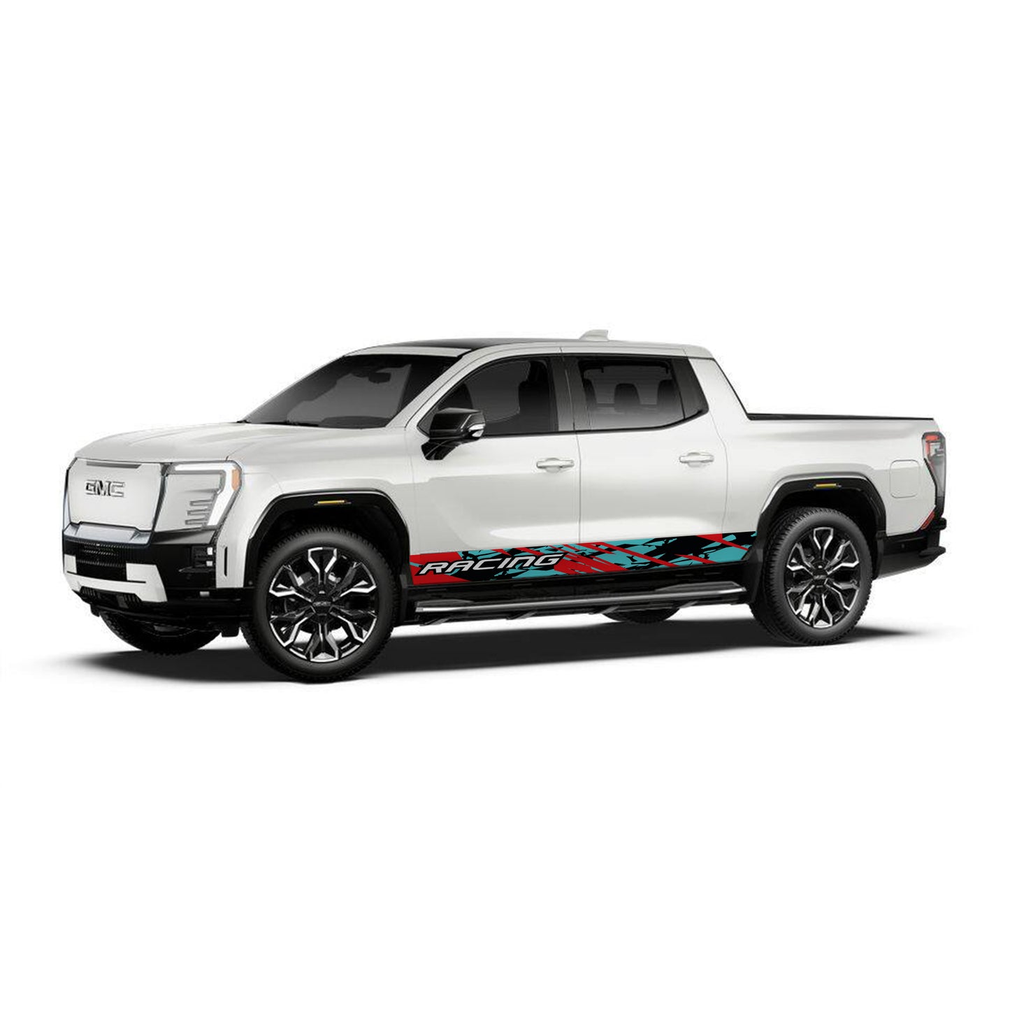 Racing Green Rocker Panel Graphic Decal Kit (Left & Right Sides) - High Quality Vinyl for Trucks & SUVs