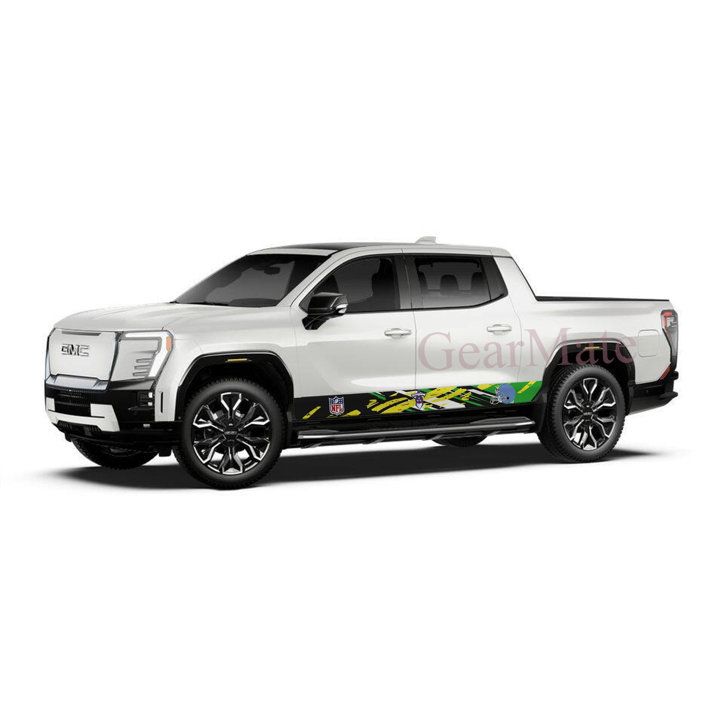 NFL Tennessee Titans 1 Rocker Panel Graphic Decal Kit (Left & Right Sides) - High Quality Vinyl for Trucks & SUVs
