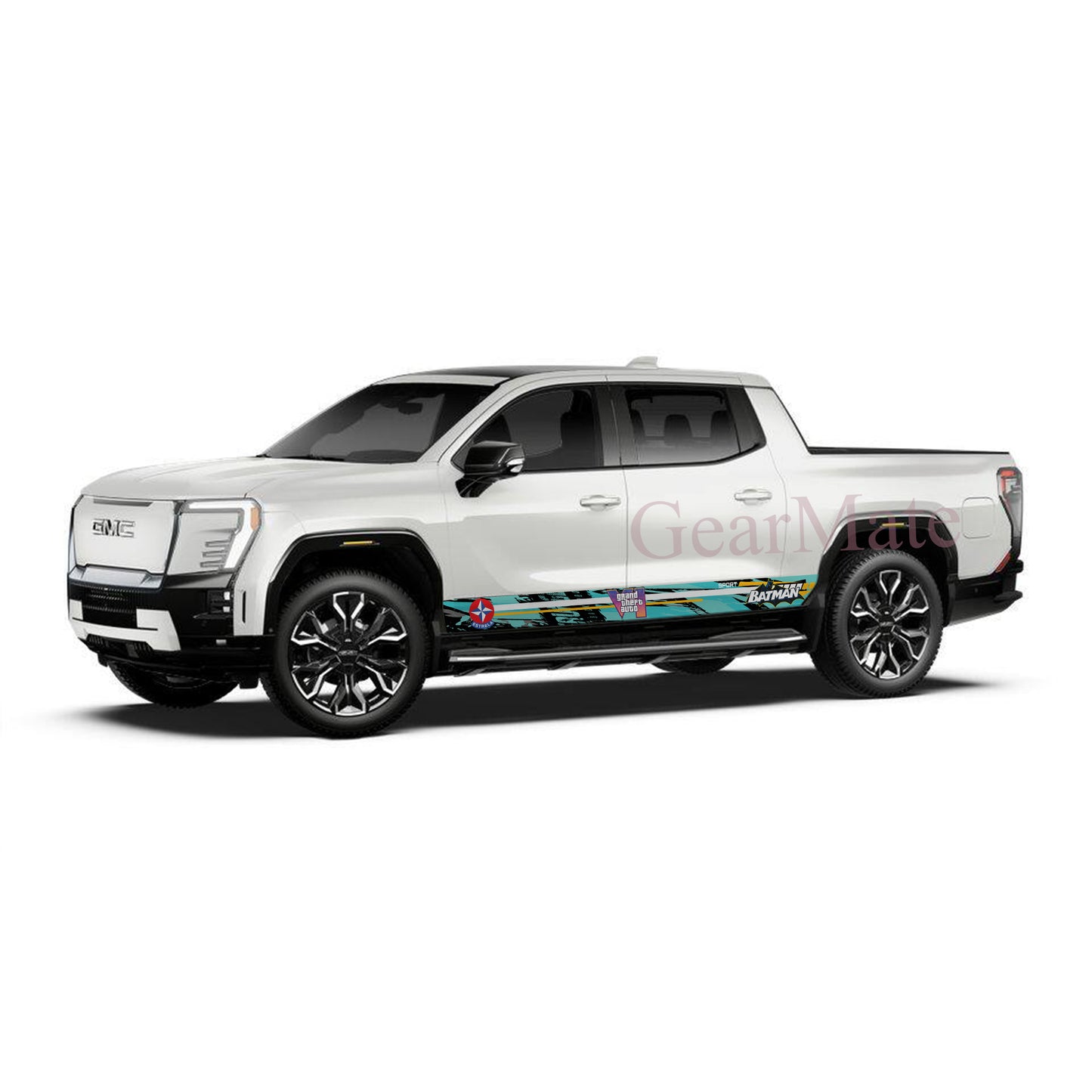Grand Theft Auto Games Rocker Panel Graphic Decal Kit (Left & Right Sides) - High Quality Vinyl for Trucks & SUVs