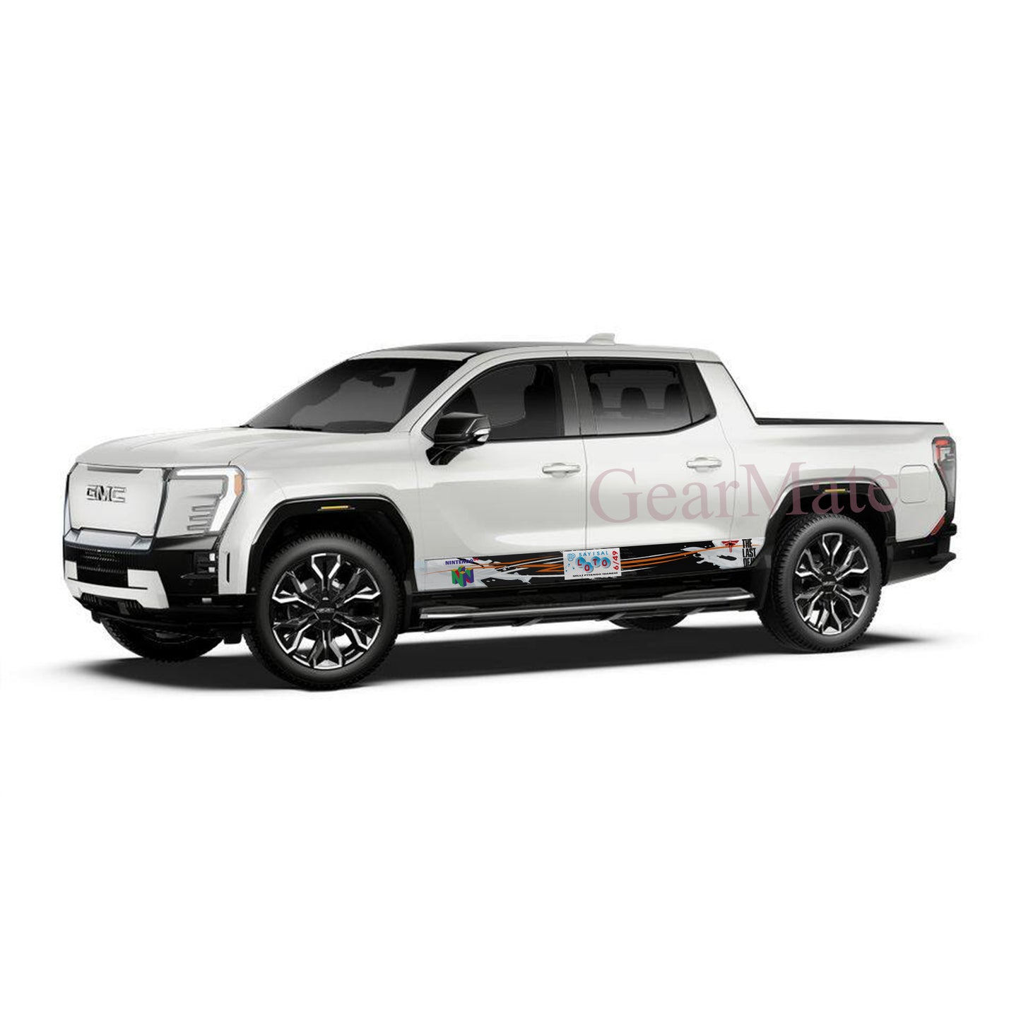 Sayisal Games Rocker Panel Graphic Decal Kit (Left & Right Sides) - High Quality Vinyl for Trucks & SUVs