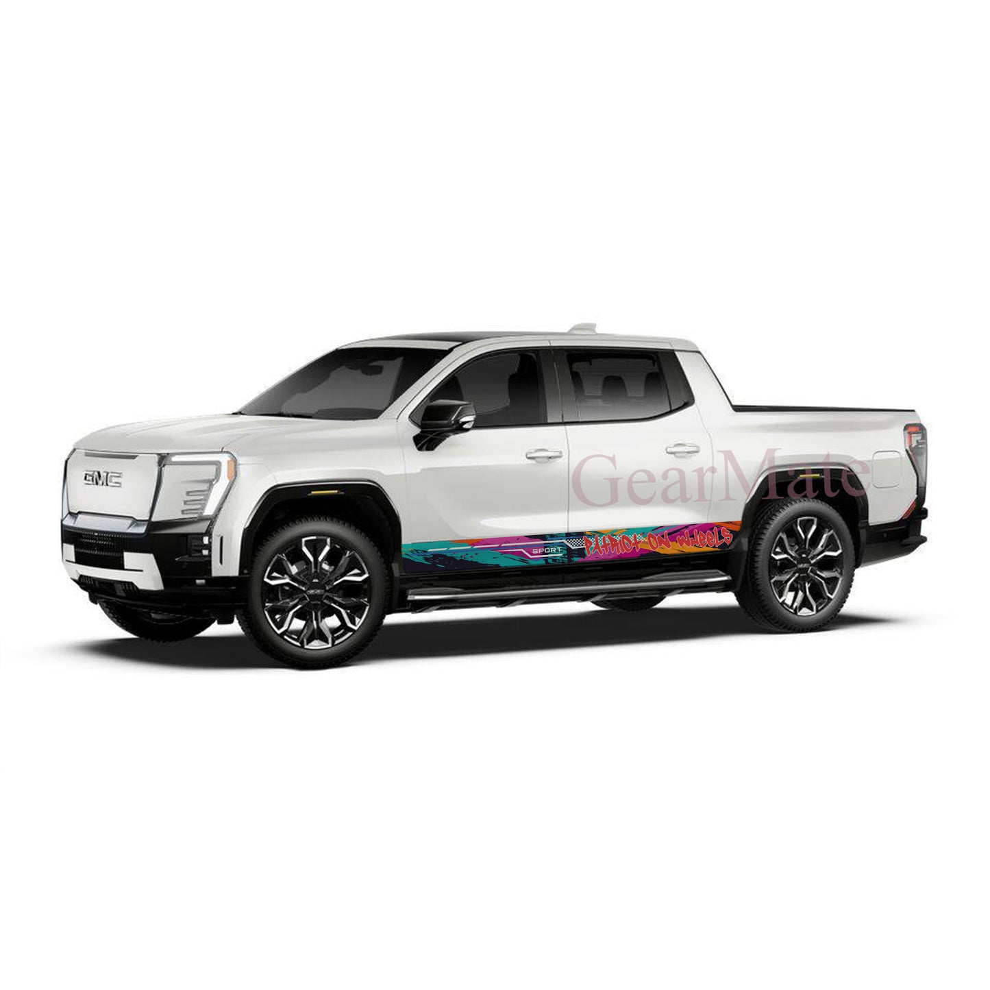 Patriot On Wheels Rocker Panel Graphic Decal Kit (Left & Right Sides) - High Quality Vinyl for Trucks & SUVs