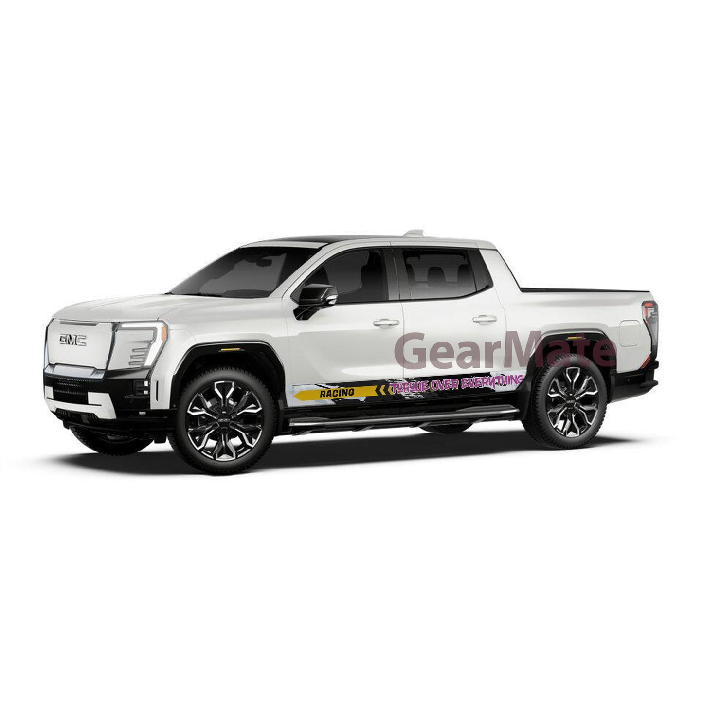 Torque Over Everything Rocker Panel Graphic Decal Kit (Left & Right Sides) - High Quality Vinyl for Trucks & SUVs