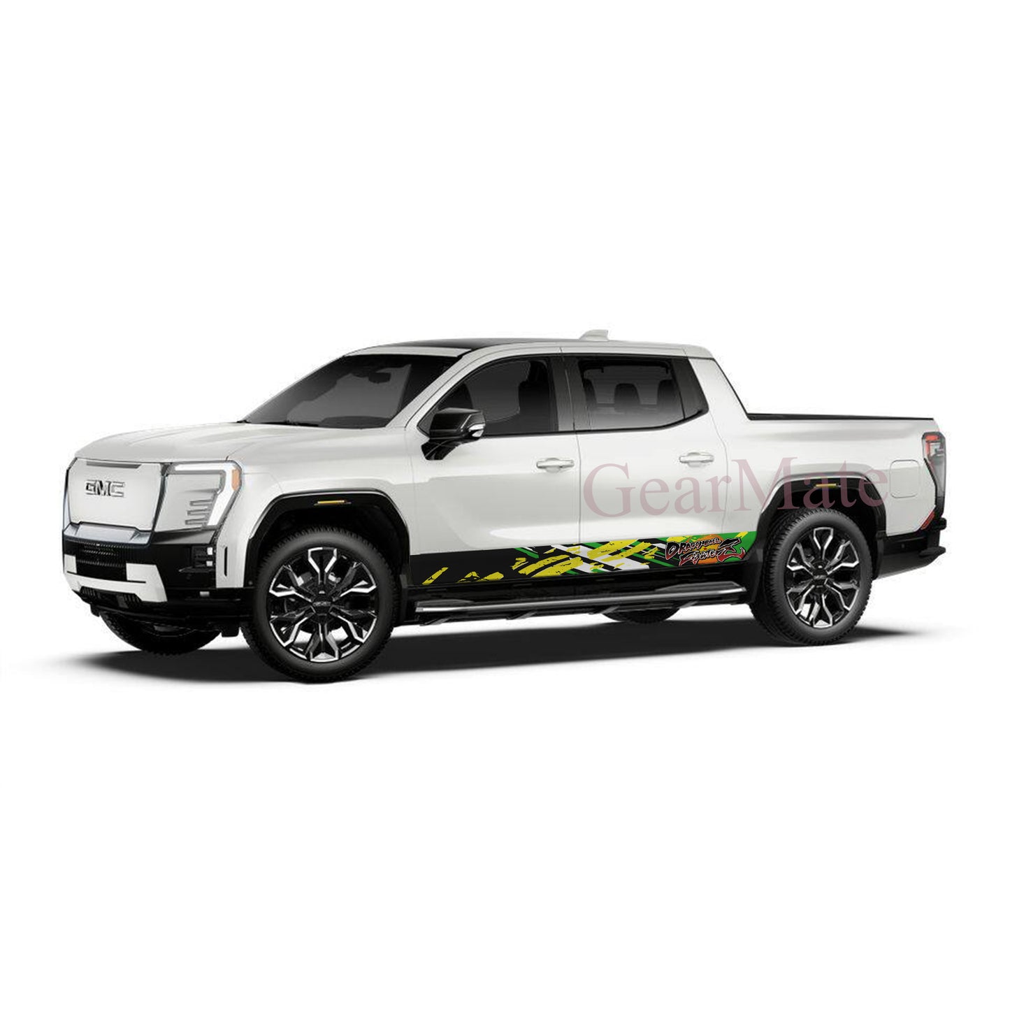 Racing Sport Dragon Ball FighterZ Rocker Panel Graphic Decal Kit (Left & Right Sides) - High Quality Vinyl for Trucks & SUVs