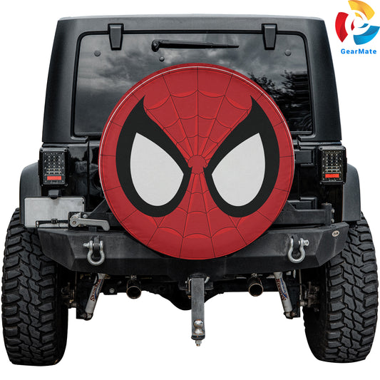 Spiderman Comic Spare Tire Cover – Premium Waterproof UV Resistant Protector