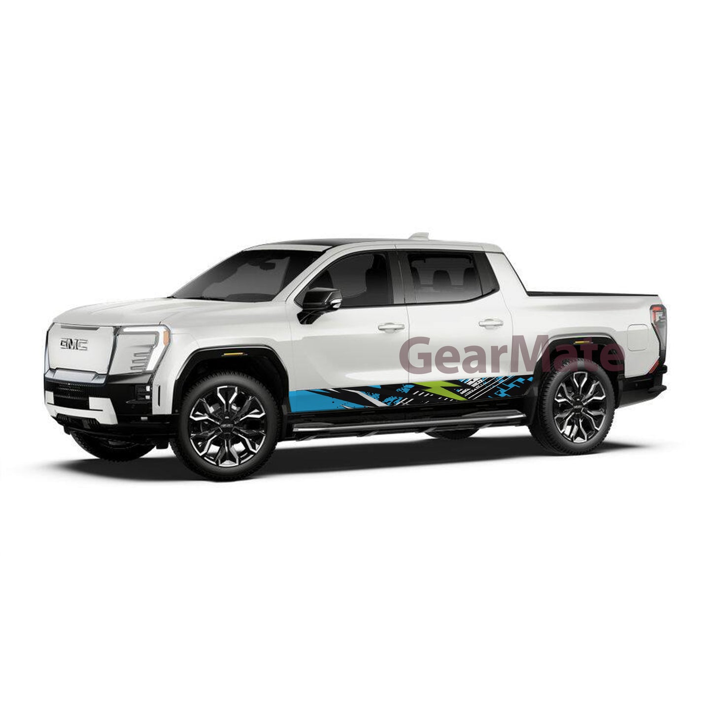 Sport Racing Stripe BG Rocker Panel Graphic Decal Kit (Left & Right Sides) - High Quality Vinyl for Trucks & SUVs