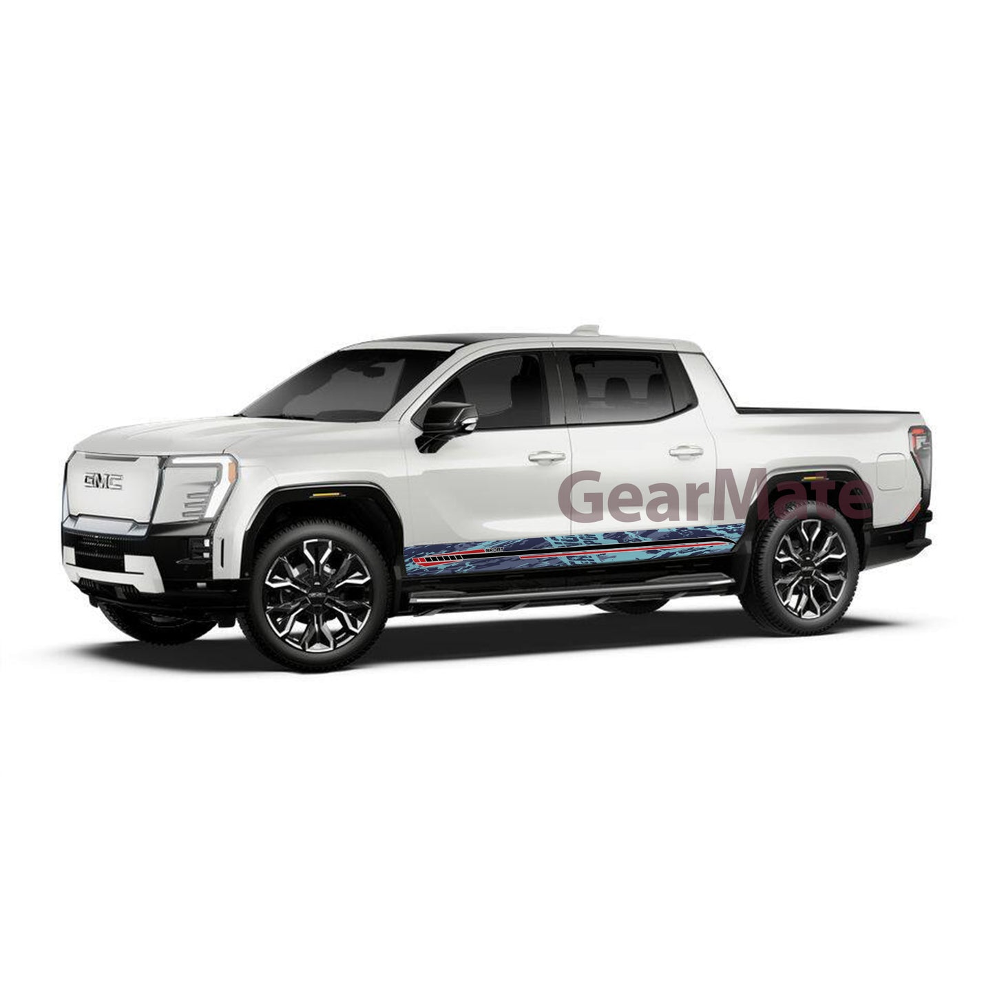 Camouflage Bold Moves Only Rocker Panel Graphic Decal Kit (Left & Right Sides) - High Quality Vinyl for Trucks & SUVs