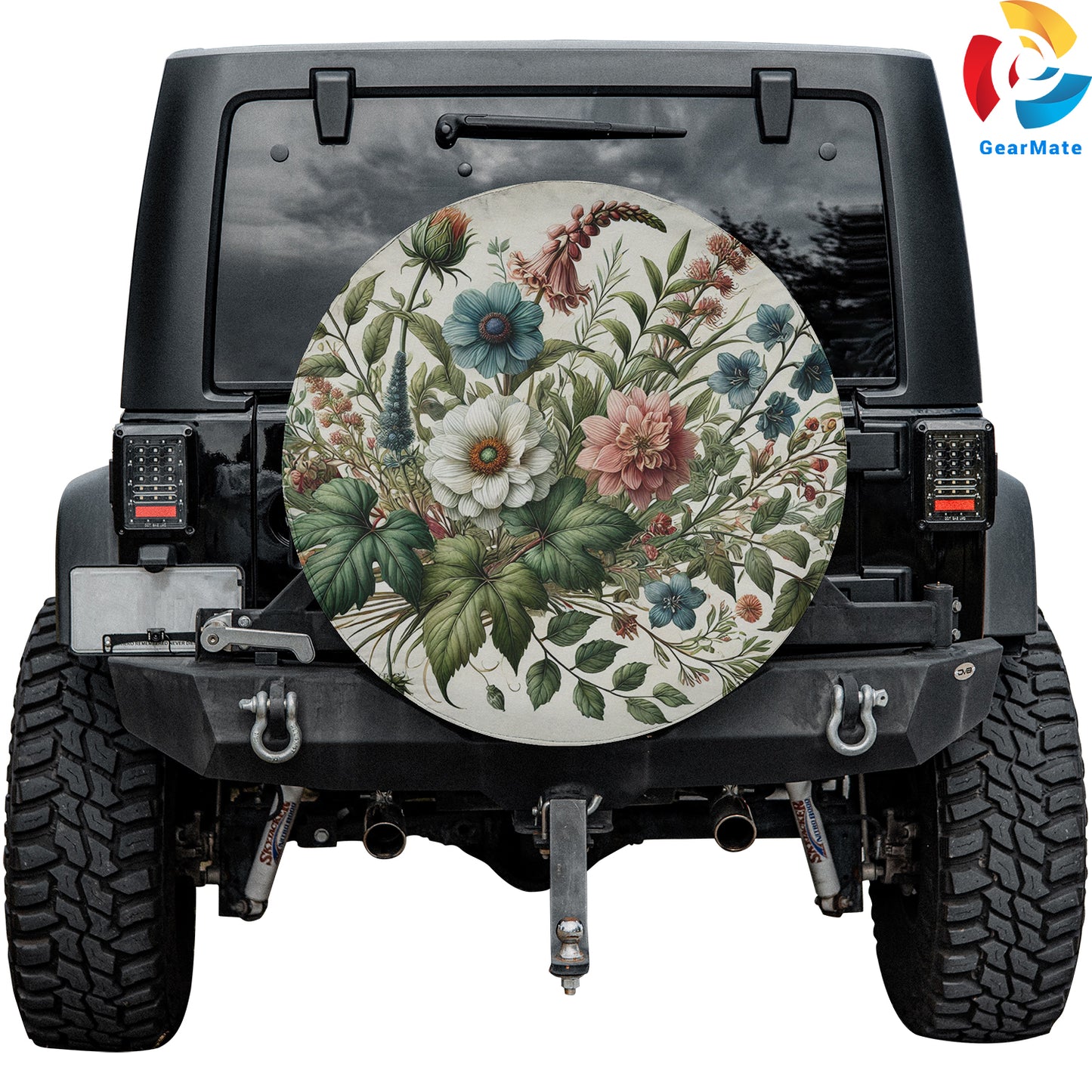 Botanical Spare Tire Cover – Premium Waterproof UV Resistant Protector