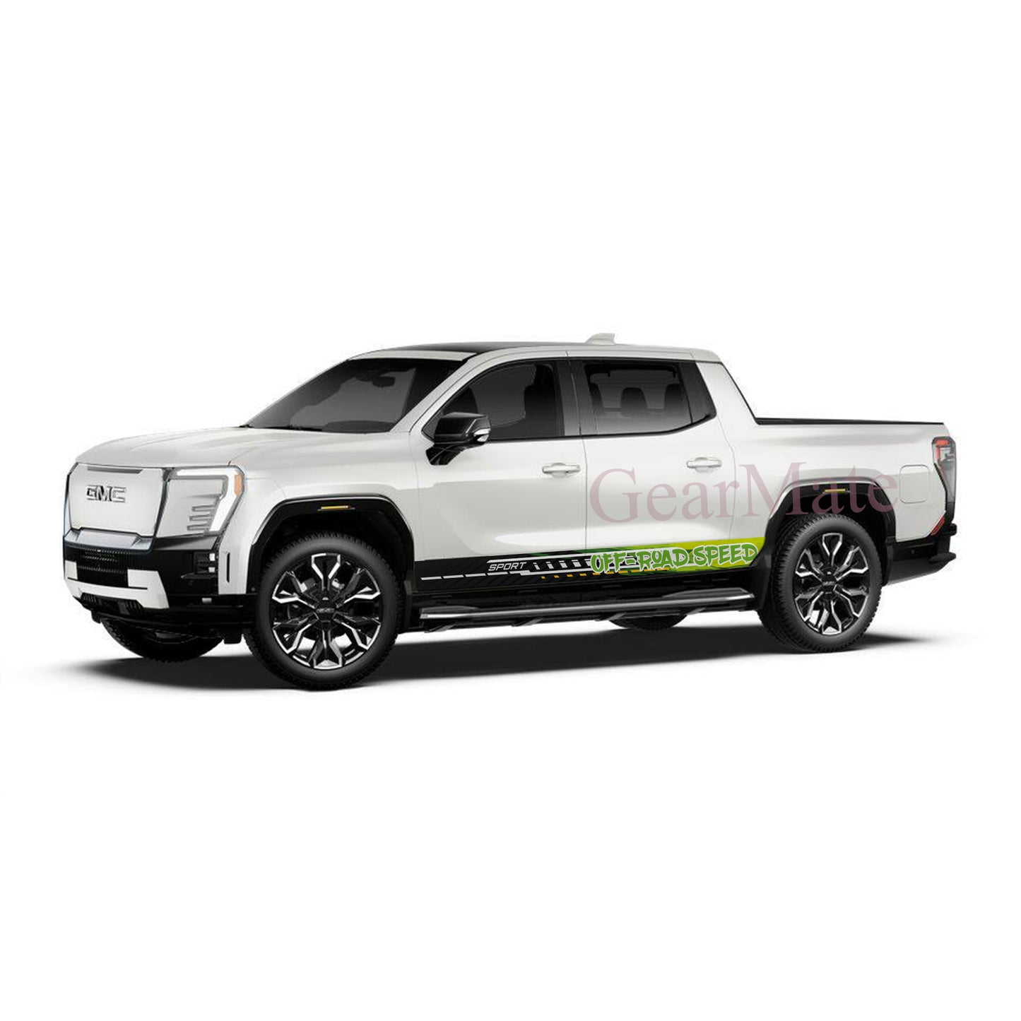 Off Road Speed Rocker Panel Graphic Decal Kit (Left & Right Sides) - High Quality Vinyl for Trucks & SUVs
