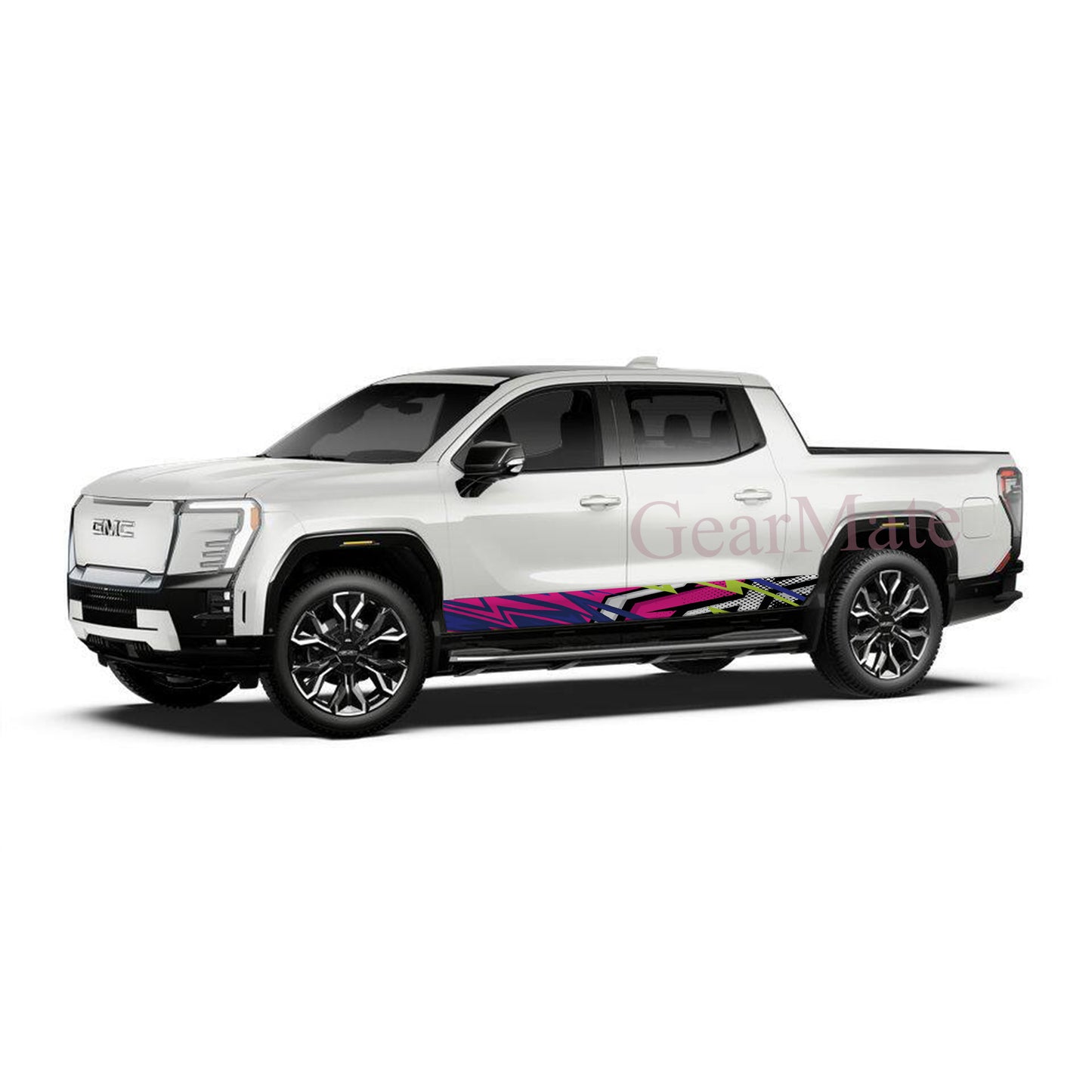 Racing Stripe BP Rocker Panel Graphic Decal Kit (Left & Right Sides) - High Quality Vinyl for Trucks & SUVs