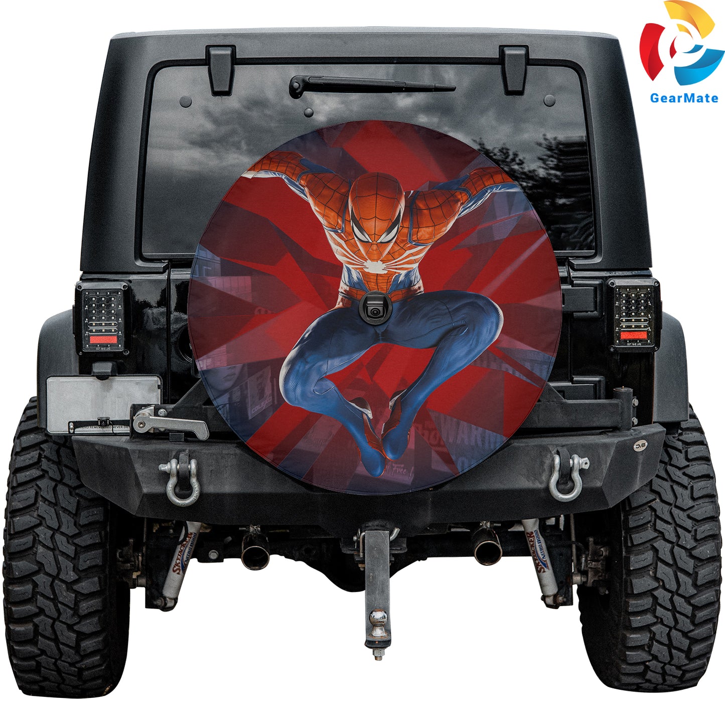 Spiderman Marvel Spare Tire Cover – Premium Waterproof UV Resistant Protector