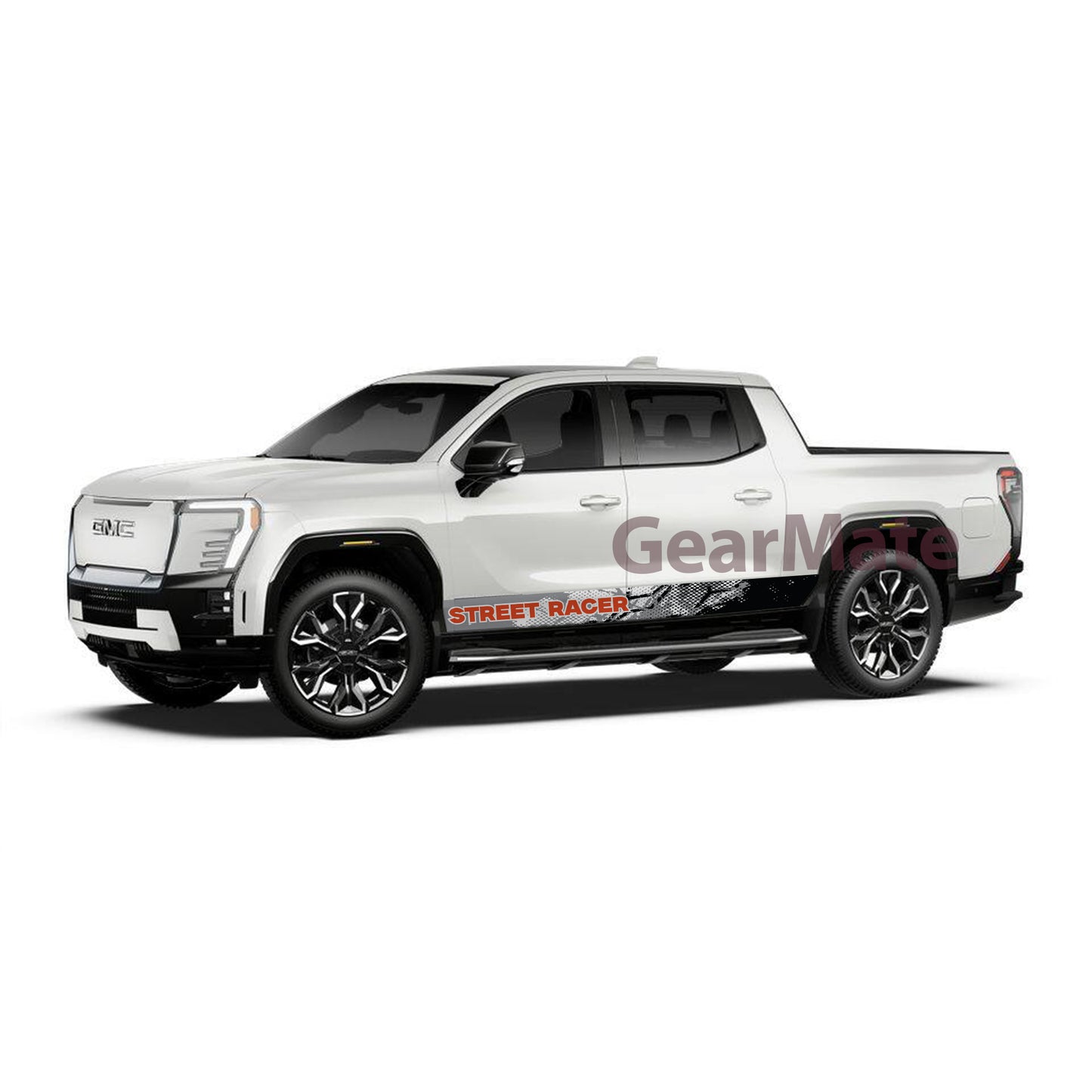 Sport Street Racer Rocker Panel Graphic Decal Kit (Left & Right Sides) - High Quality Vinyl for Trucks & SUVs