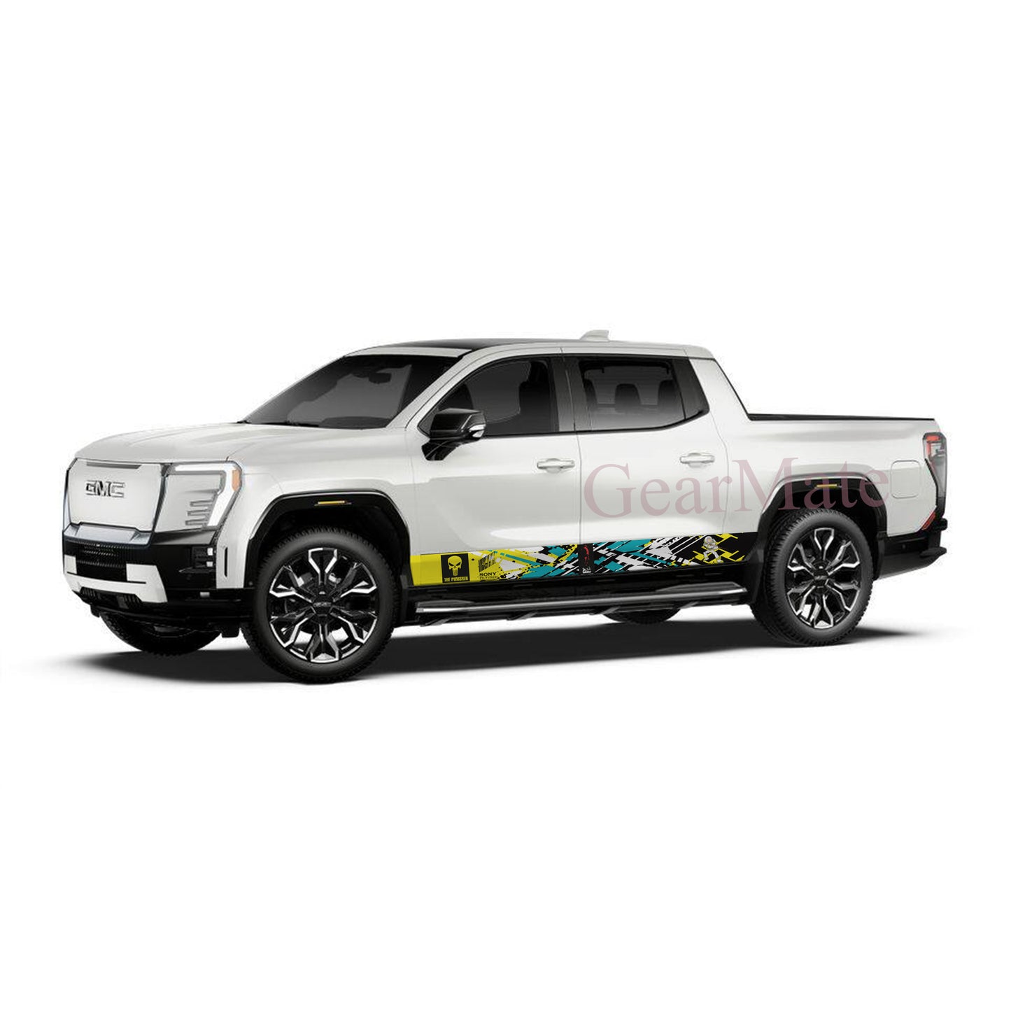 Sport YBlue The God Father Rocker Panel Graphic Decal Kit (Left & Right Sides) - High Quality Vinyl for Trucks & SUVs