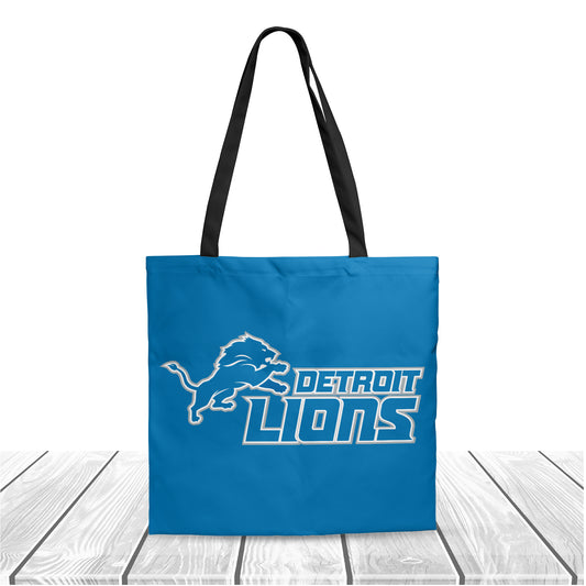 NFL Detroit Lions Polyester Canvas Tote Bag – Durable and Stylish
