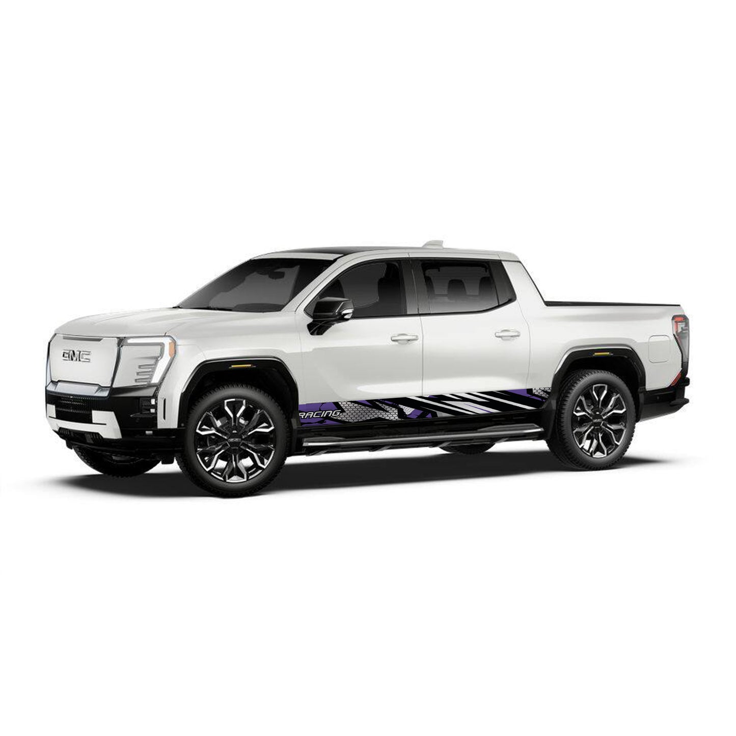 Sport Purple Rocker Panel Graphic Decal Kit (Left & Right Sides) - High Quality Vinyl for Trucks & SUVs