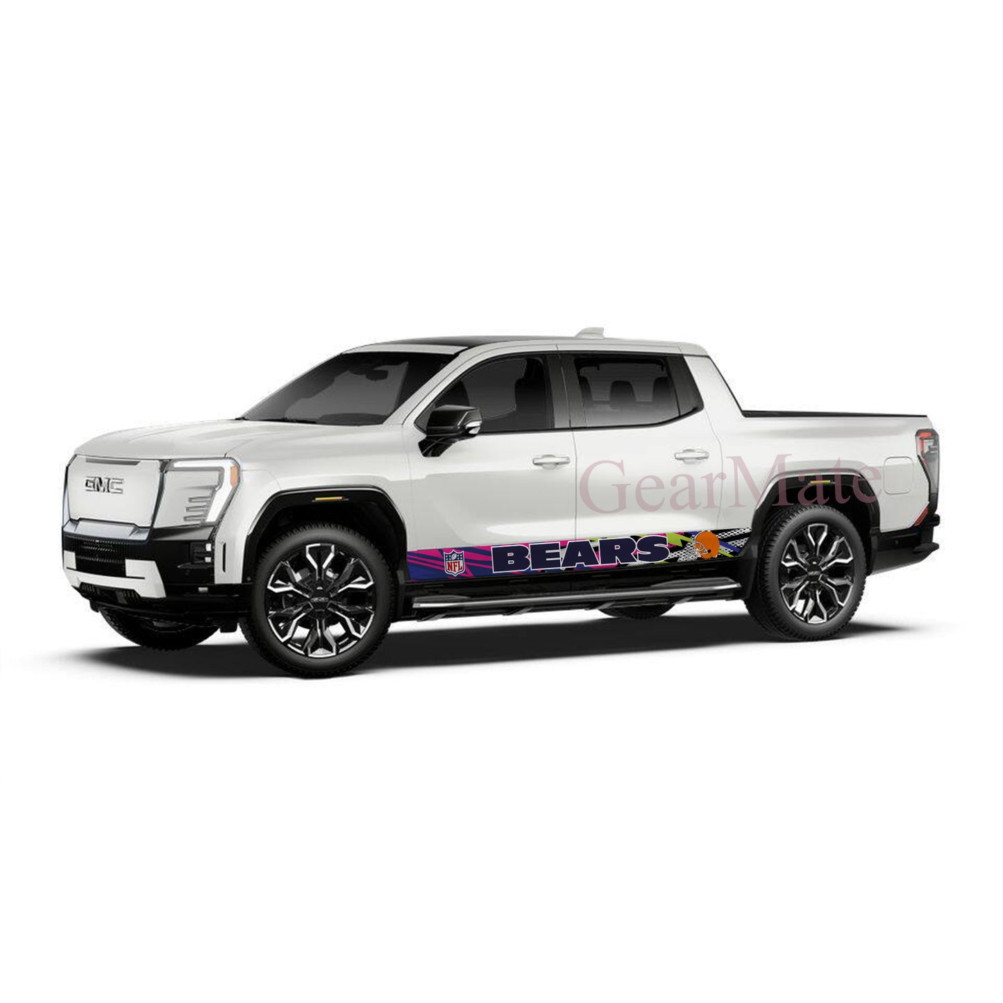 NFL Chicago Bears 1 Rocker Panel Graphic Decal Kit (Left & Right Sides) - High Quality Vinyl for Trucks & SUVs