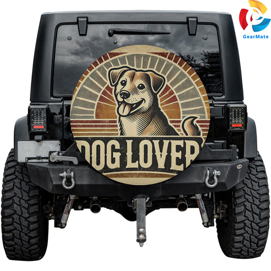 Dog Lover Spare Tire Cover – Premium Waterproof UV Resistant Protector