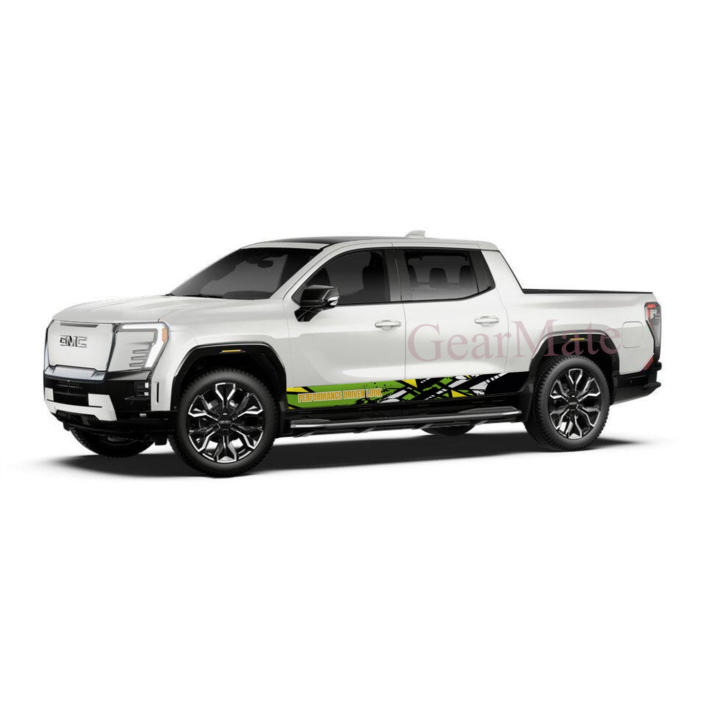 Performance Driven Look Rocker Panel Graphic Decal Kit (Left & Right Sides) - High Quality Vinyl for Trucks & SUVs