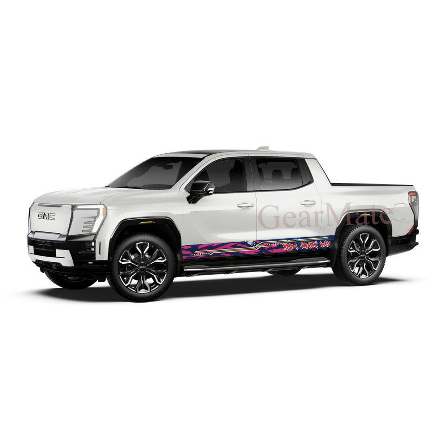 From Track Day Rocker Panel Graphic Decal Kit (Left & Right Sides) - High Quality Vinyl for Trucks & SUVs