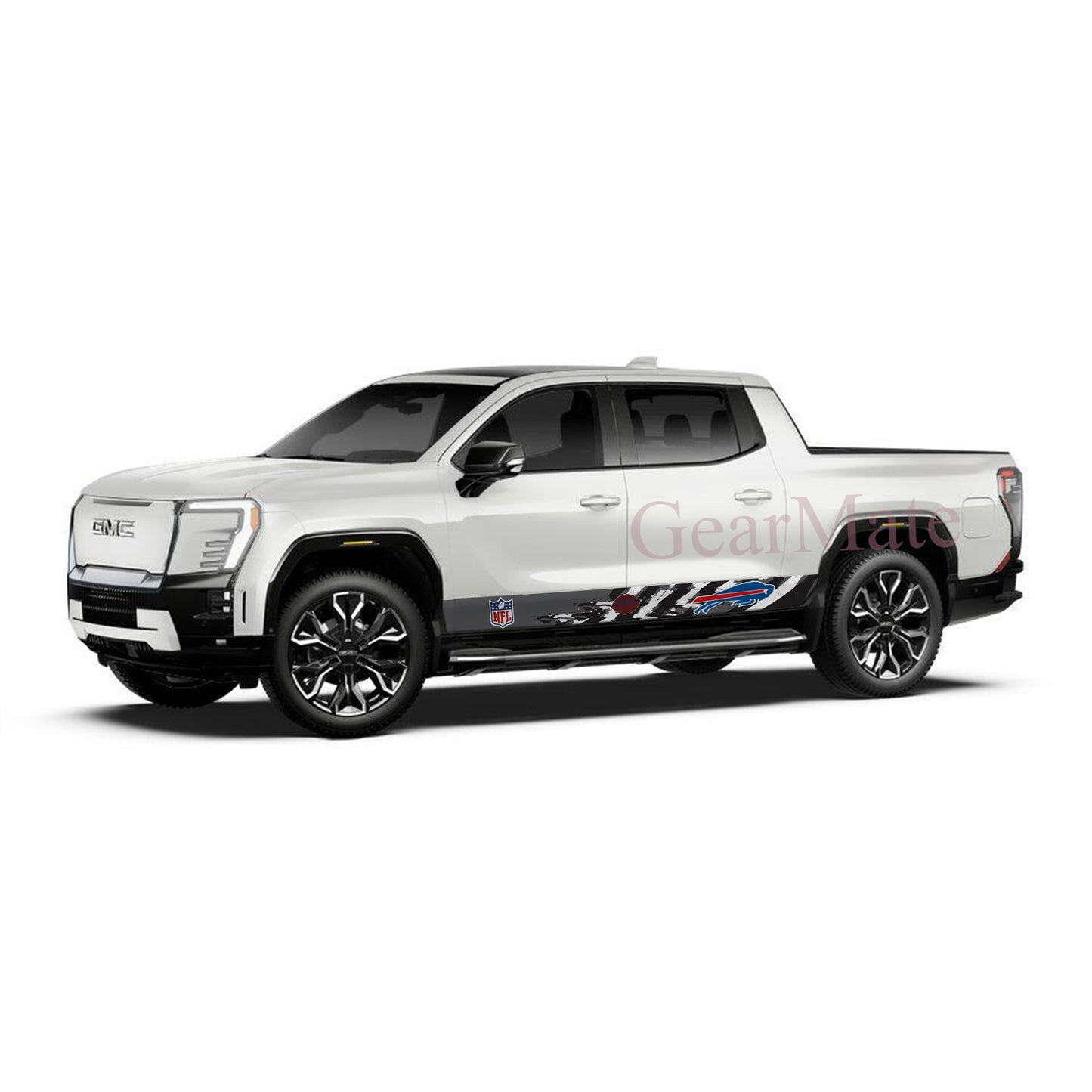 NFL Buffalo Bills Rocker Panel Graphic Decal Kit (Left & Right Sides) - High Quality Vinyl for Trucks & SUVs