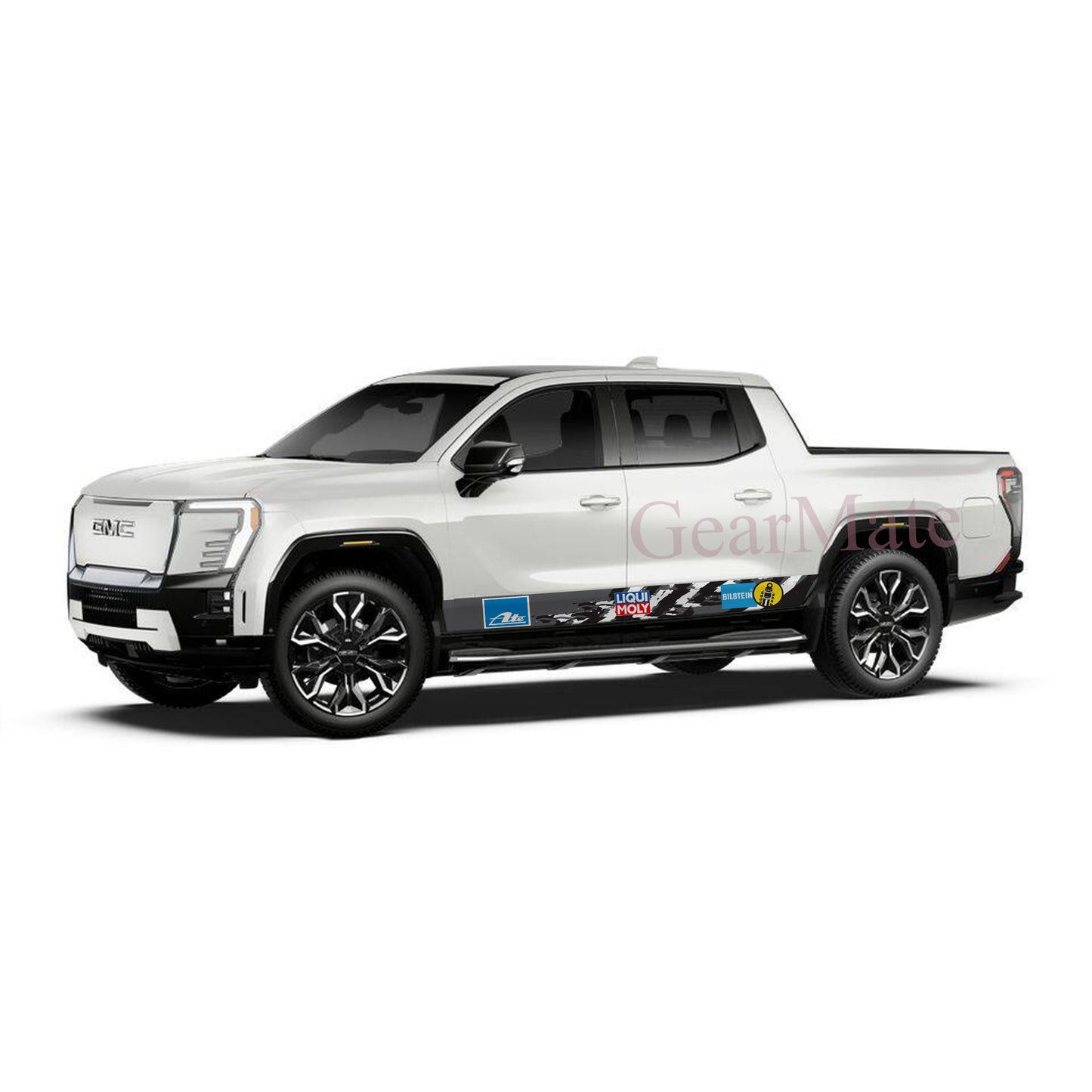 Racing Speed Liqui Moly Rocker Panel Graphic Decal Kit (Left & Right Sides) - High Quality Vinyl for Trucks & SUVs