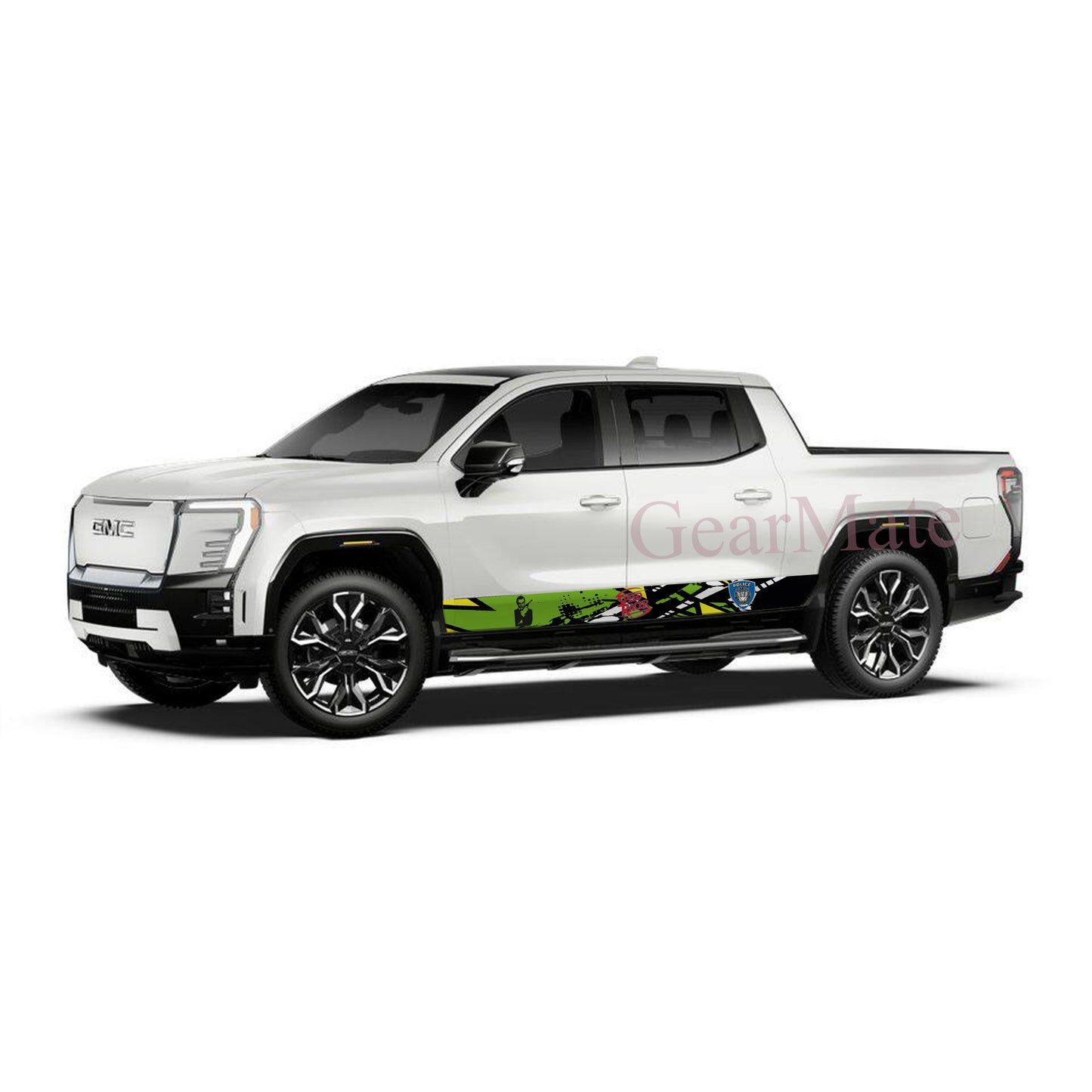 Performance Driven Look Street Racer Rocker Panel Graphic Decal Kit (Left & Right Sides) - High Quality Vinyl for Trucks & SUVs
