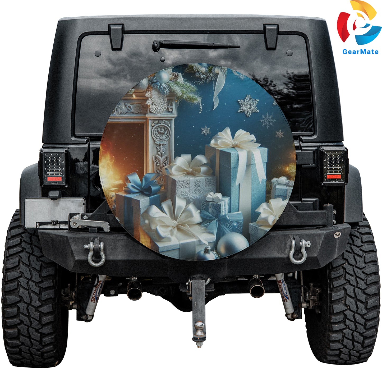 Merry Christmas 2024 Road Trip Ready Spare Tire Cover – Premium Waterproof UV Resistant Protector
