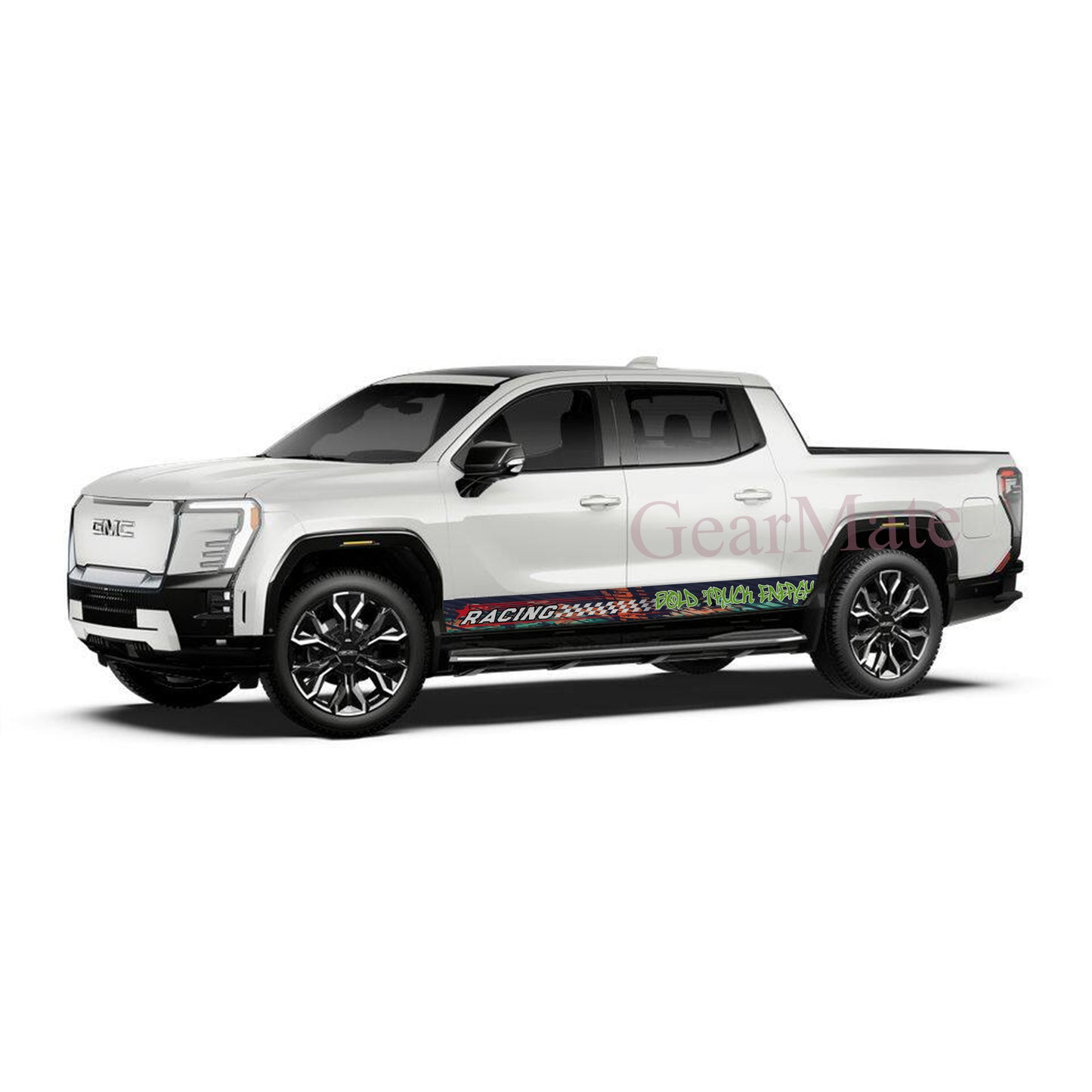 Bold Truck Energy Rocker Panel Graphic Decal Kit (Left & Right Sides) - High Quality Vinyl for Trucks & SUVs