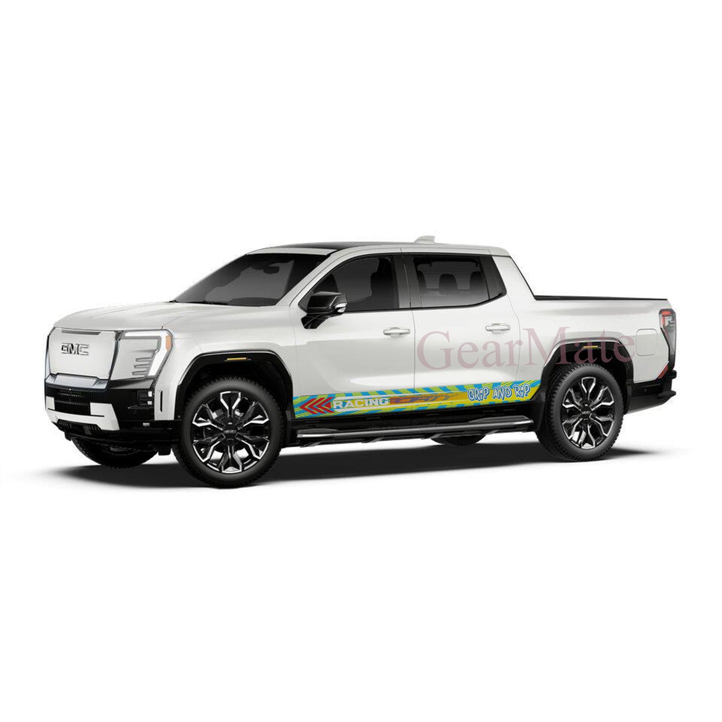 Grip and Rip Rocker Panel Graphic Decal Kit (Left & Right Sides) - High Quality Vinyl for Trucks & SUVs