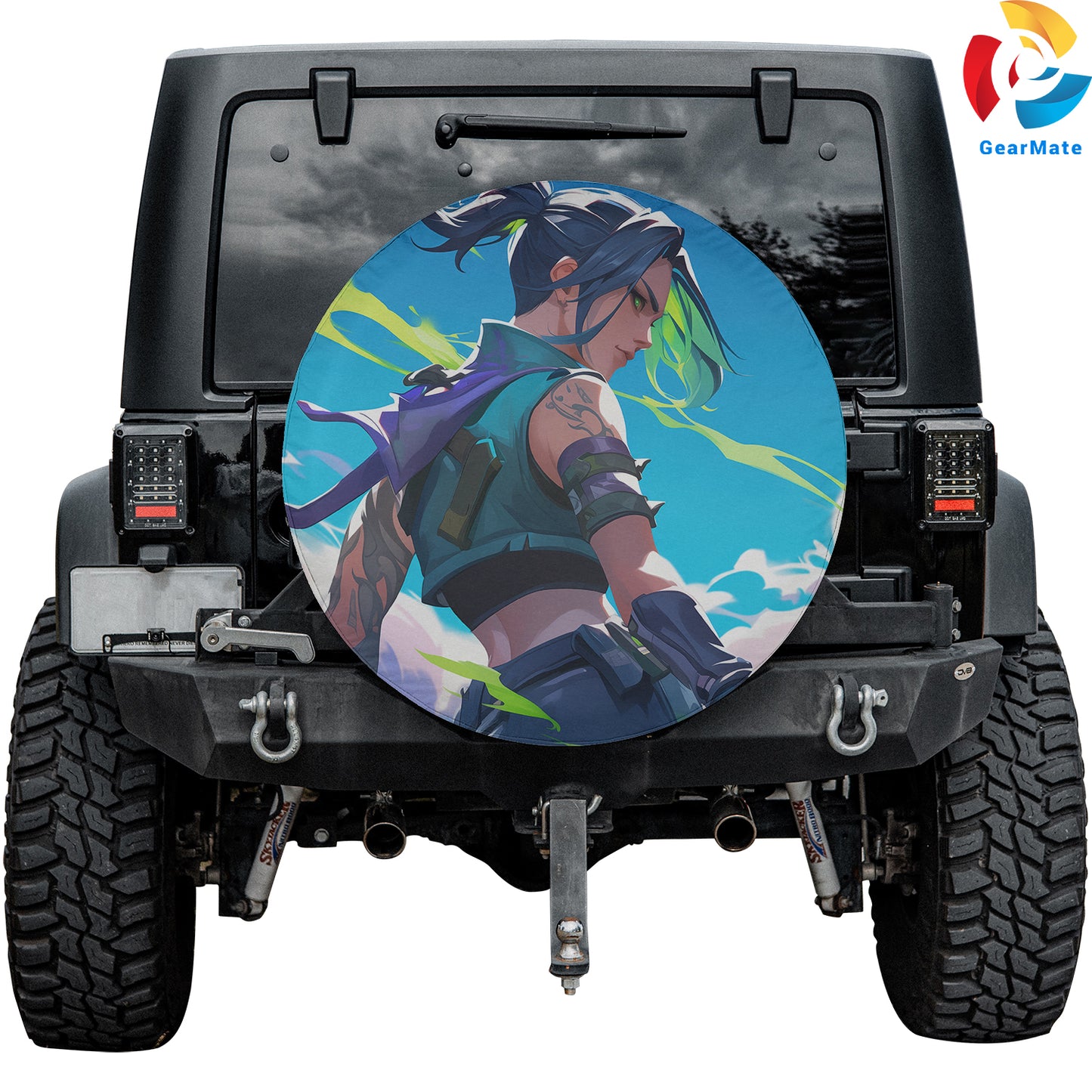 Valorant Video Games Spare Tire Cover – Premium Waterproof UV Resistant Protector