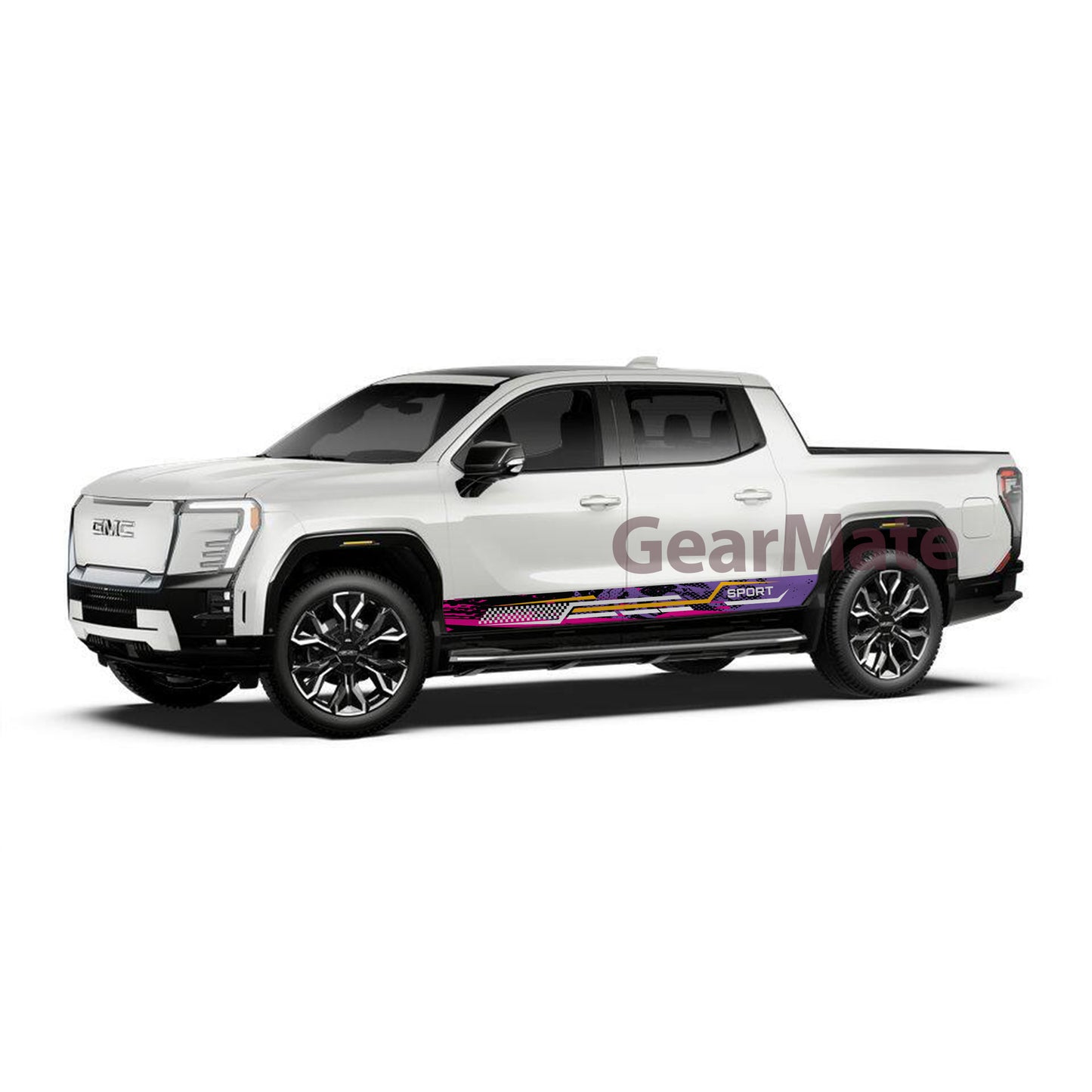 Sport PP Rocker Panel Graphic Decal Kit (Left & Right Sides) - High Quality Vinyl for Trucks & SUVs