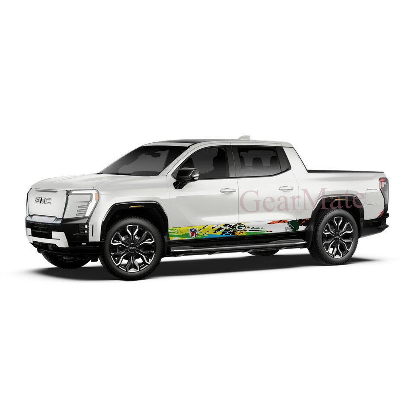 NFL Green Bay Packers Rocker Panel Graphic Decal Kit (Left & Right Sides) - High Quality Vinyl for Trucks & SUVs