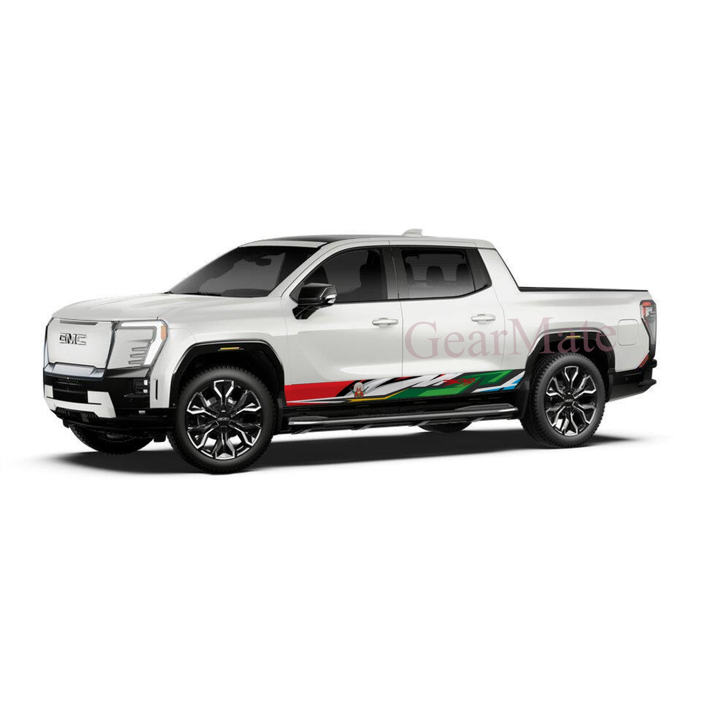 Sport Blue Green 300 Rocker Panel Graphic Decal Kit (Left & Right Sides) - High Quality Vinyl for Trucks & SUVs